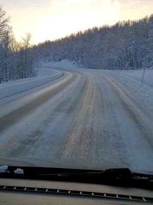 just a little drive through northern Norway, north of the Arctic circle. #travel #norway #arctic #timelapse #winter 