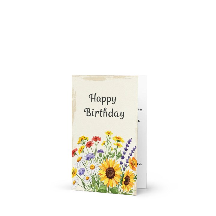 Birthday card - General tone product image (1)