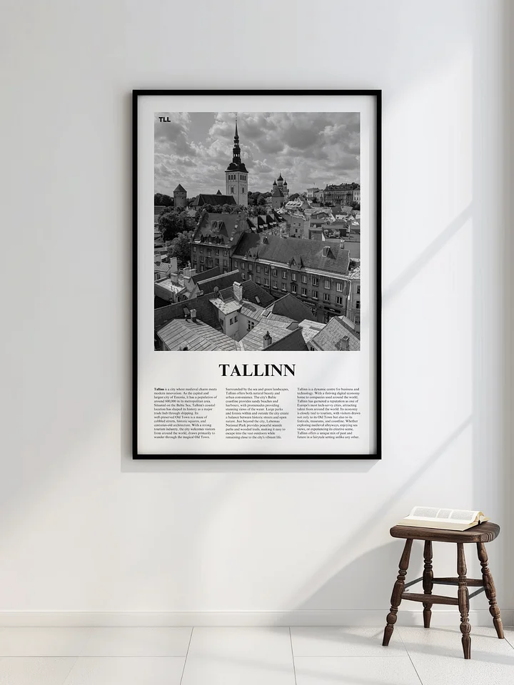 Tallinn 01 Newspaper Poster product image (2)
