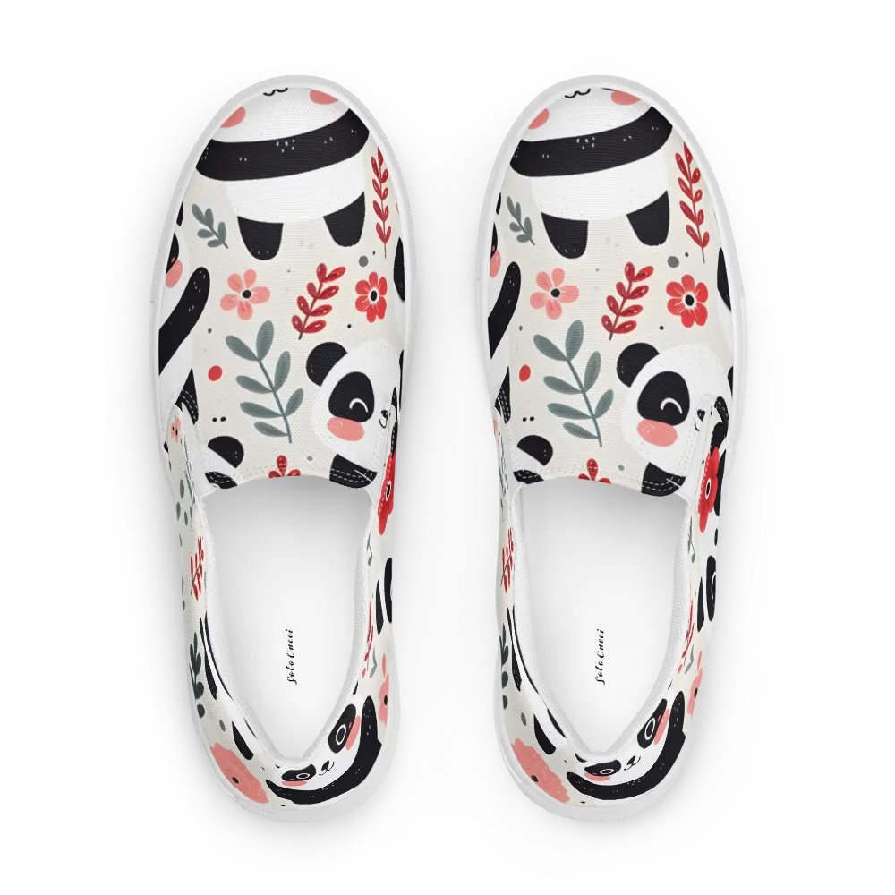Panda Delight Slip-Ons product image (1)