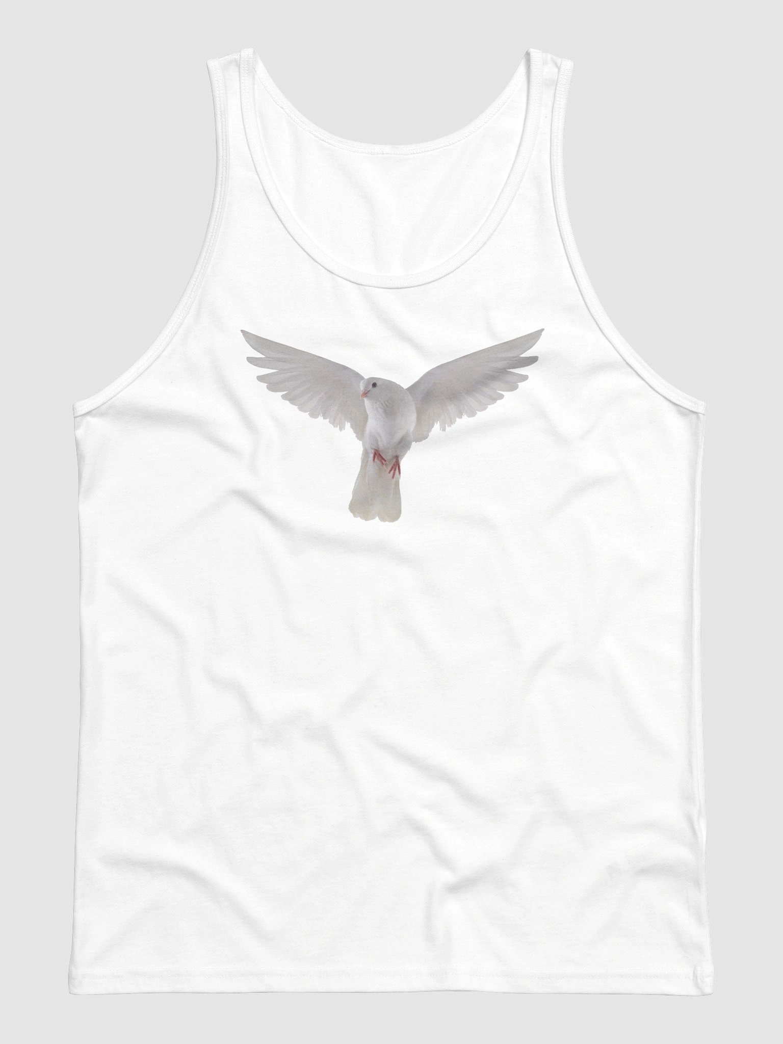 Dove Unisex Cotton Jersey Tank product image (1)