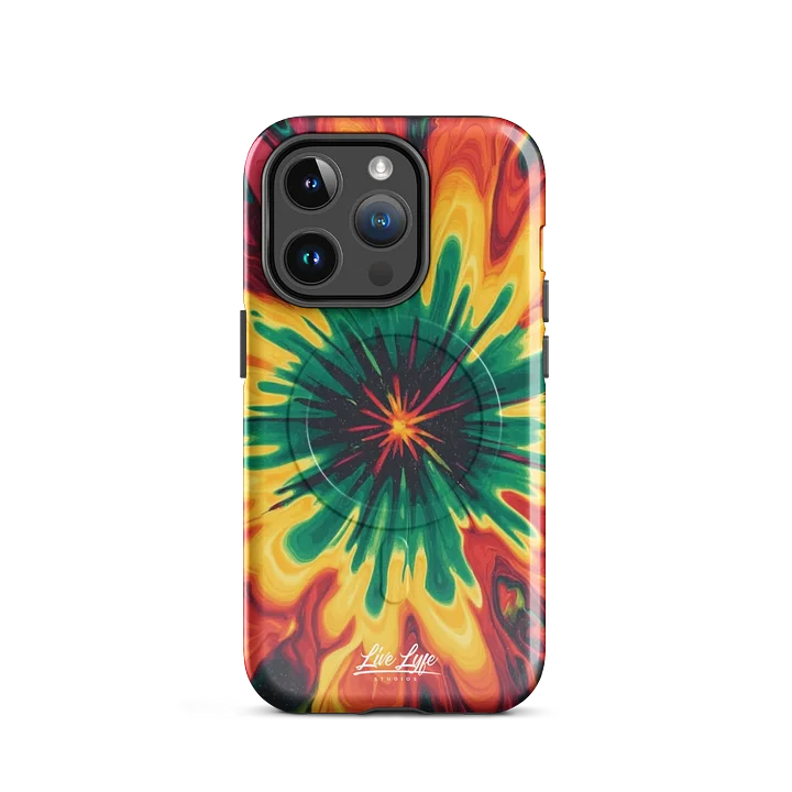 Color Explosion Rasta MagSafe tough case for iPhone product image (2)