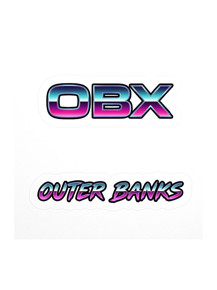 2026 Bronco Beach Bash OBX / Destination Bigfoot Bronco Collab Kiss Cut Sticker (Multiple Sizes Available) product image (3)