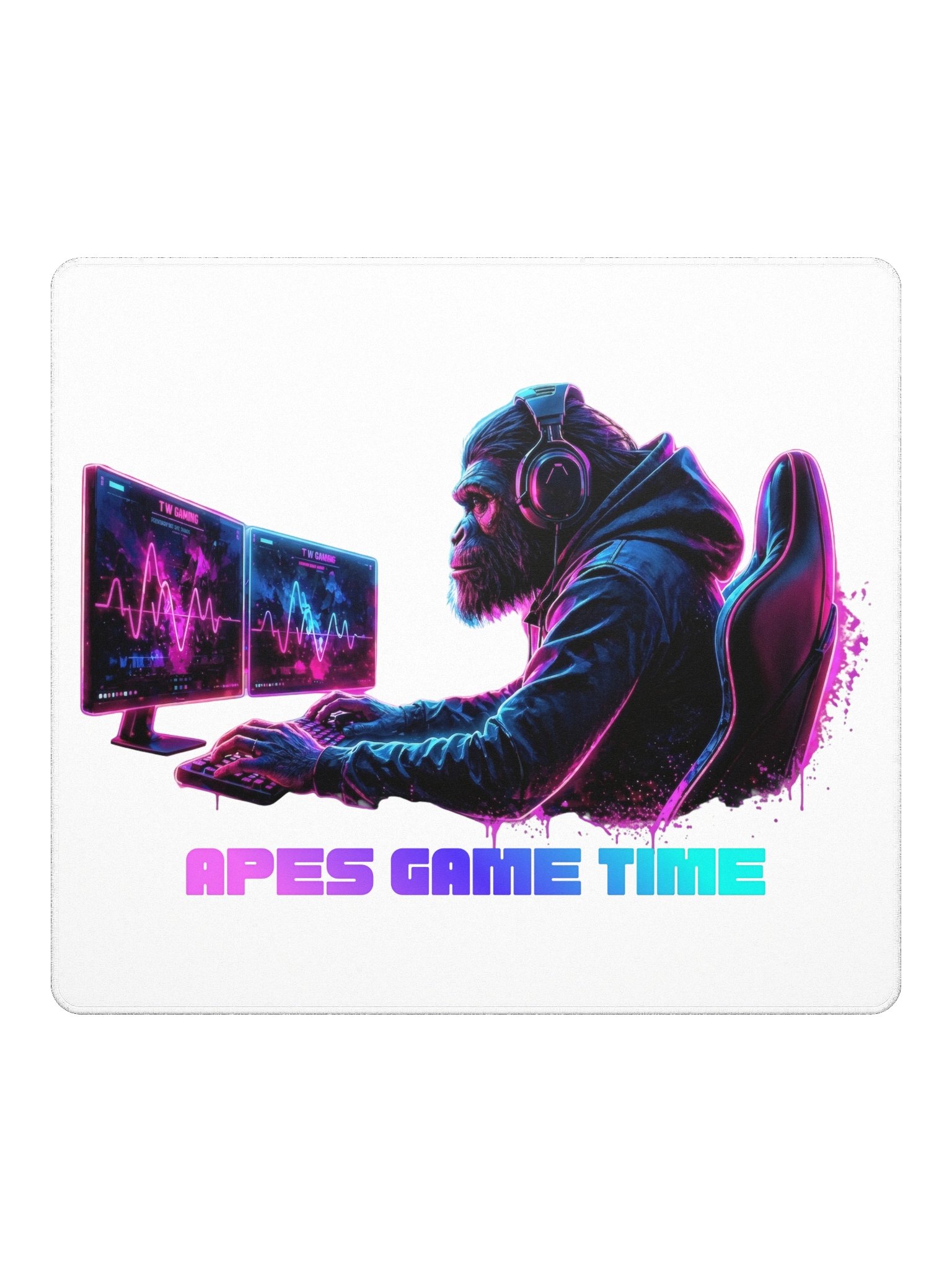Apes Game Time Gaming Mouse Pad product image (2)