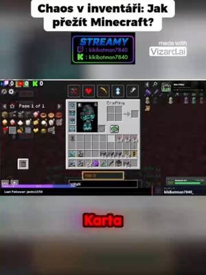Chaos v inventáři Jak přežít Minecraft 🎒💥