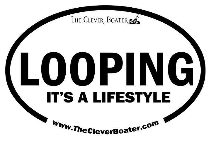 LOOPING - IT'S A LIFESTYLE - Euro style bumper sticker 4.5x3 inches product image (2)