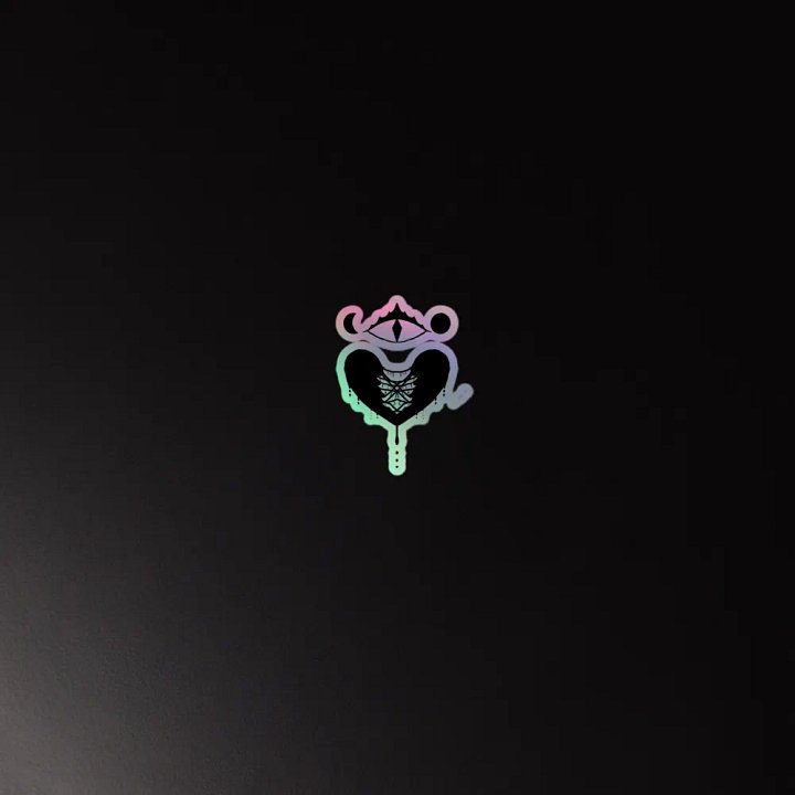 Chaos logo HOLOGRAPHIC STICKER product image (4)