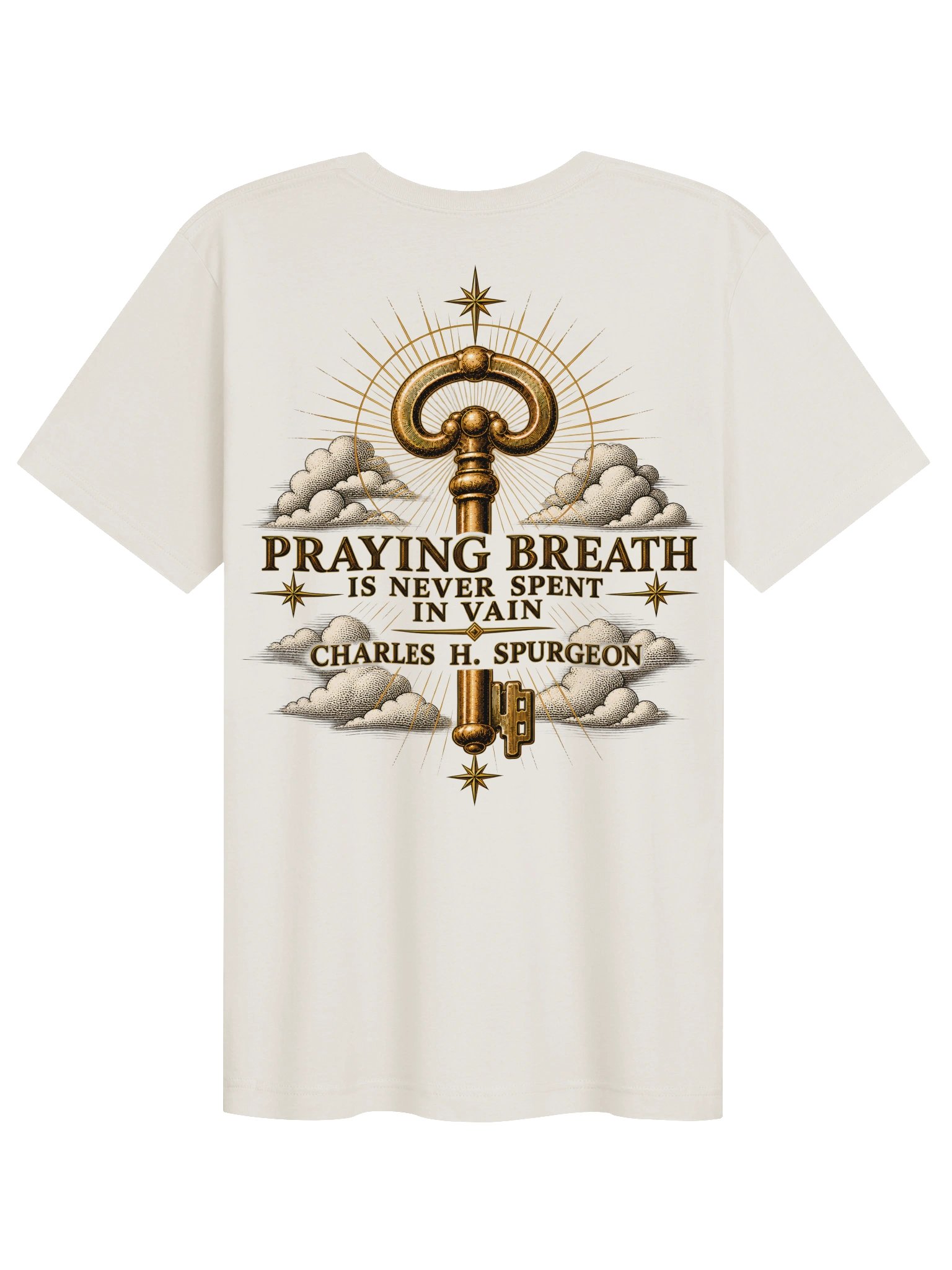 The Golden Key of Prayer | Charles Spurgeon Vintage Christian T-Shirt product image (12)