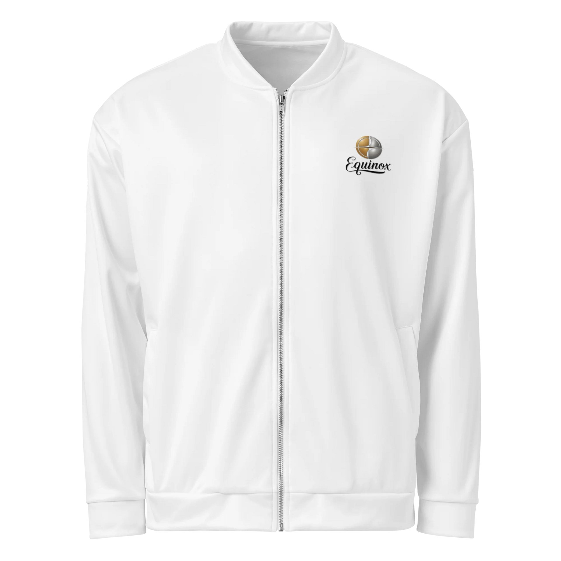 Equinox Unisex All-Over Print Bomber Jacket - White, Celestial Design, Midweight product image (1)