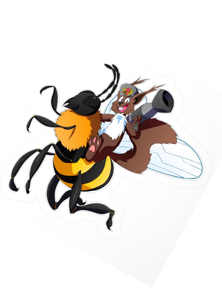 Rodriguez the Amazing Russion Squirrel Sticker product image (4)