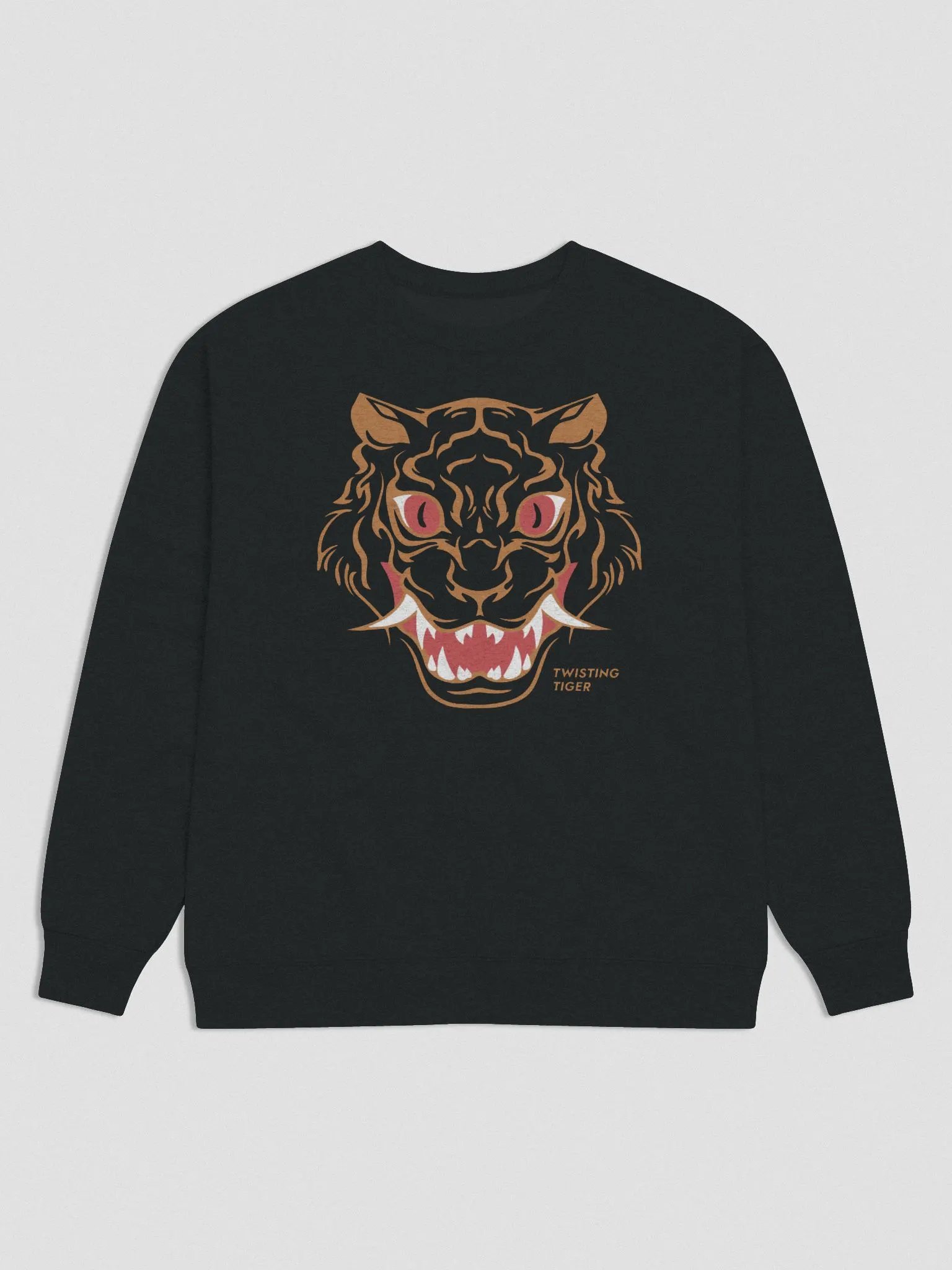 Twisting Tiger Crew Neck Sweater product image (1)