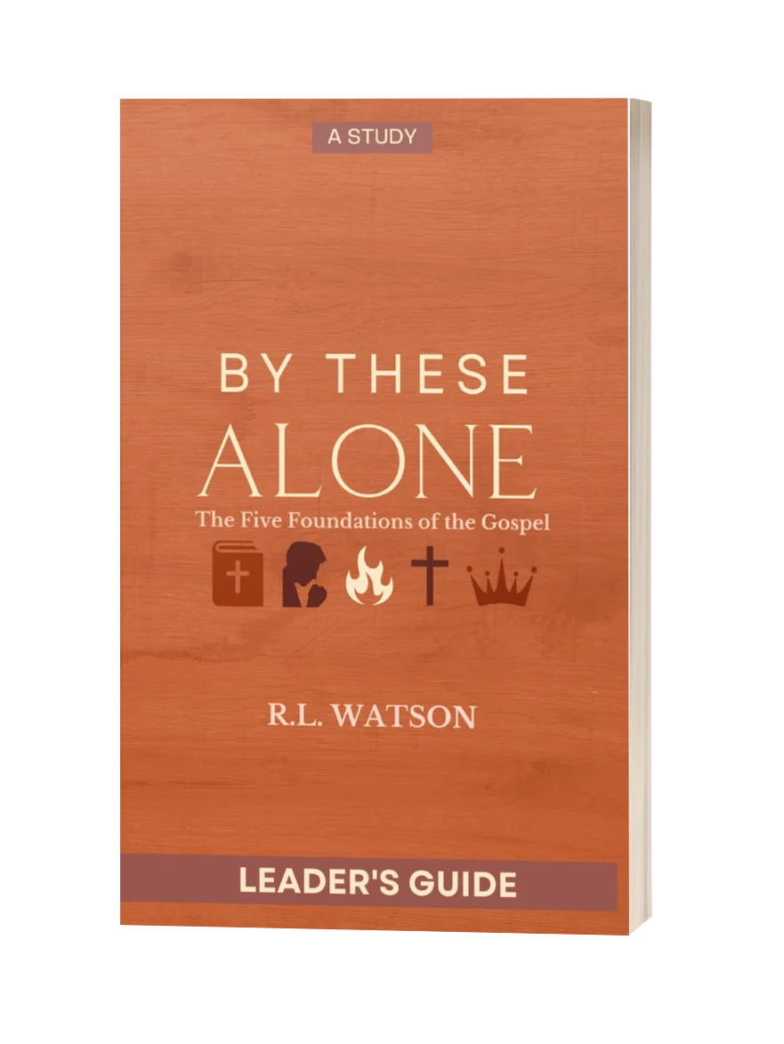 By These Alone: The Five Foundations of the Gospel (Leader's Guide) product image (1)