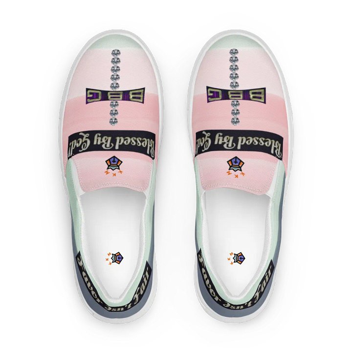 BBG Pink and Green Women's Slip On product image (1)
