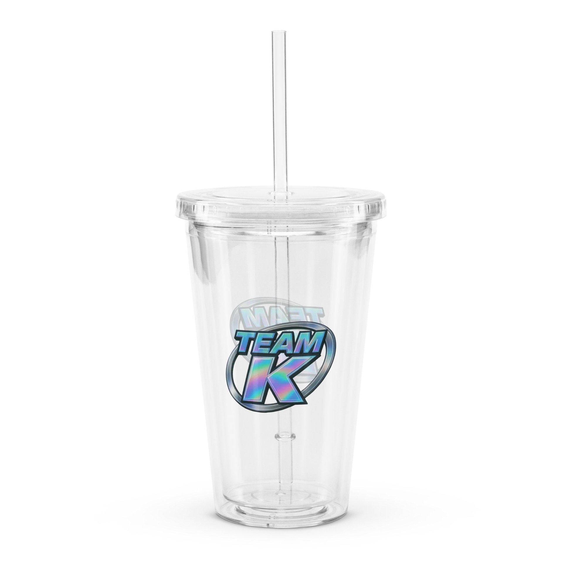 Team K 2000's Clear Plastic Tumbler product image (1)