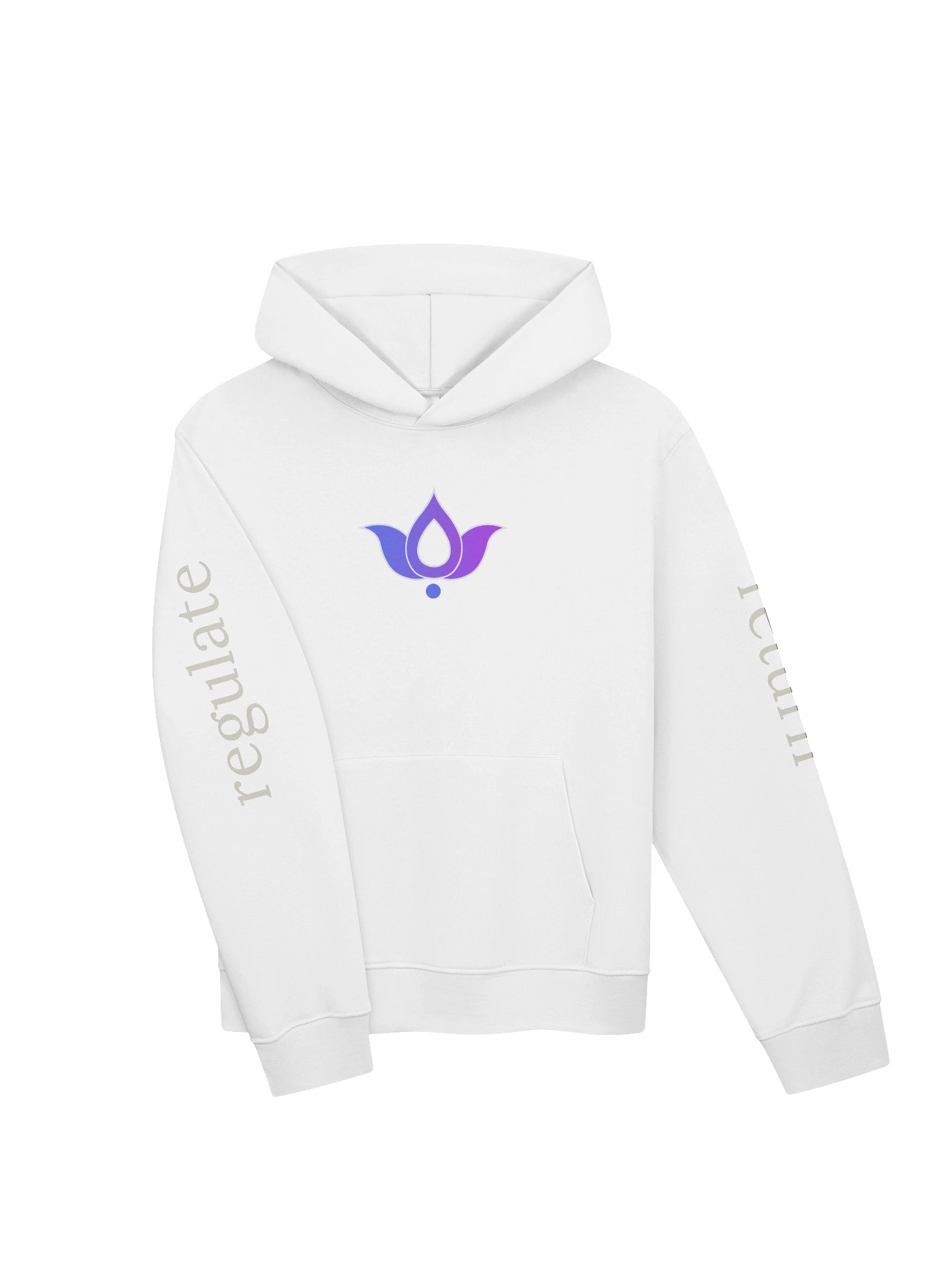 Regulate / Return Lotus Hoodie | White product image (3)