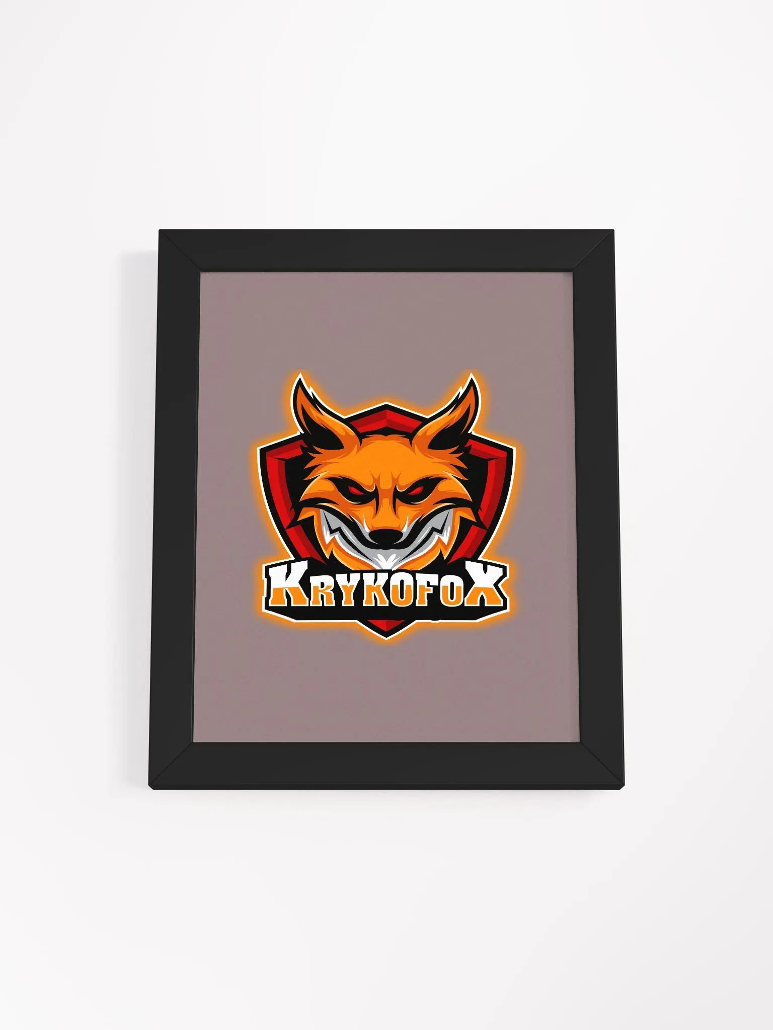 Fox poster met lijst - wanddecoratie product image (1)