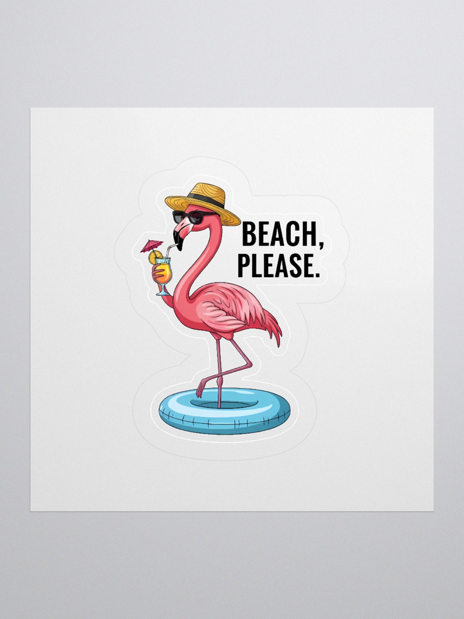 Flamazing Flamingo Kiss Cut Stickers product image (1)