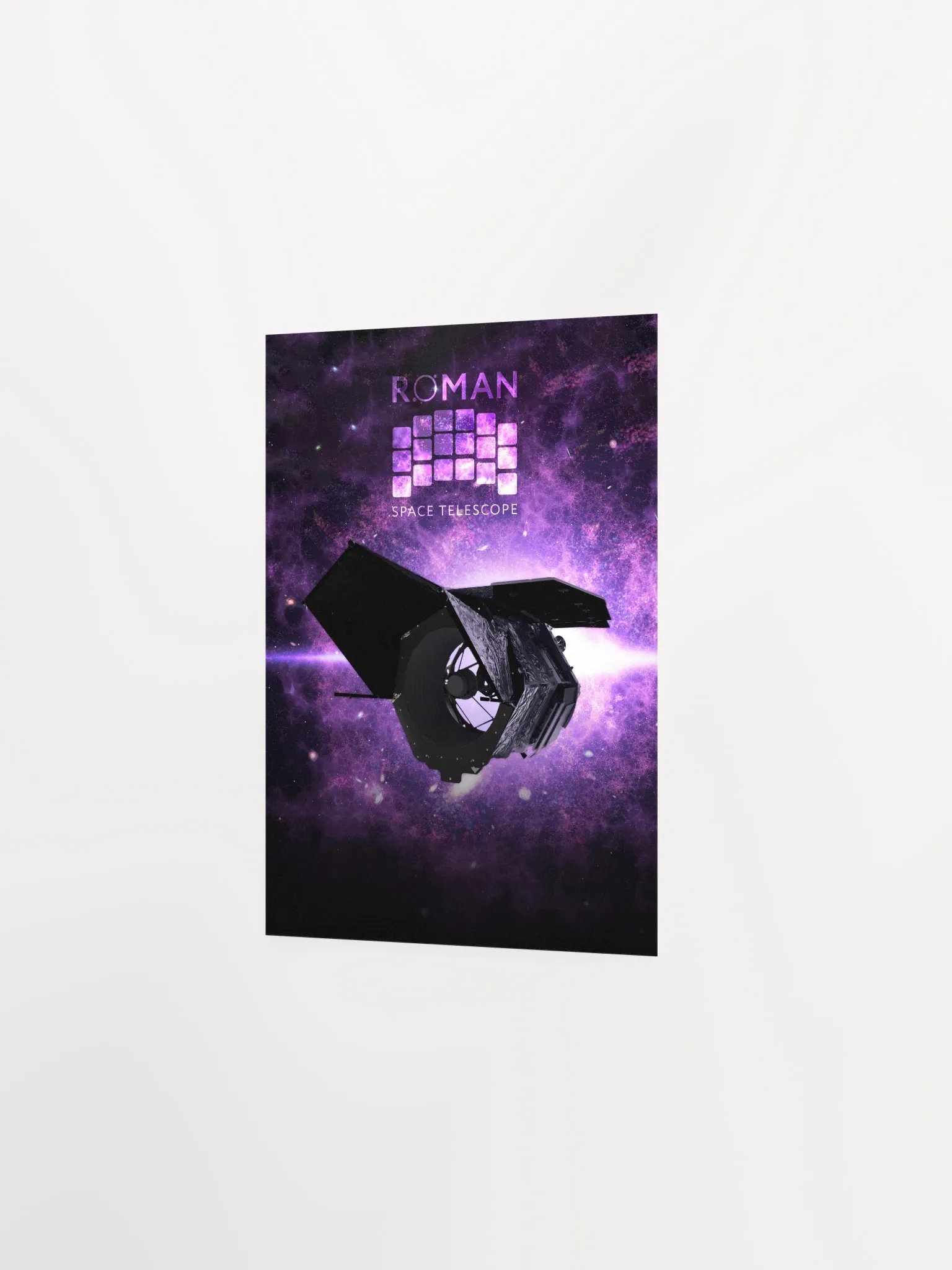 Nancy Grace Roman Space Telescope poster — NASA space print, Science wall art, Futuristic Space poster, Astronomy home decor, NGRST wall art product image (7)
