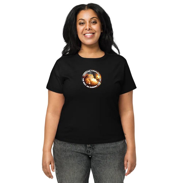 Cozy Cat - YouTube Fireplace: The Best an Evening Can Get | High Waisted Tee product image (2)