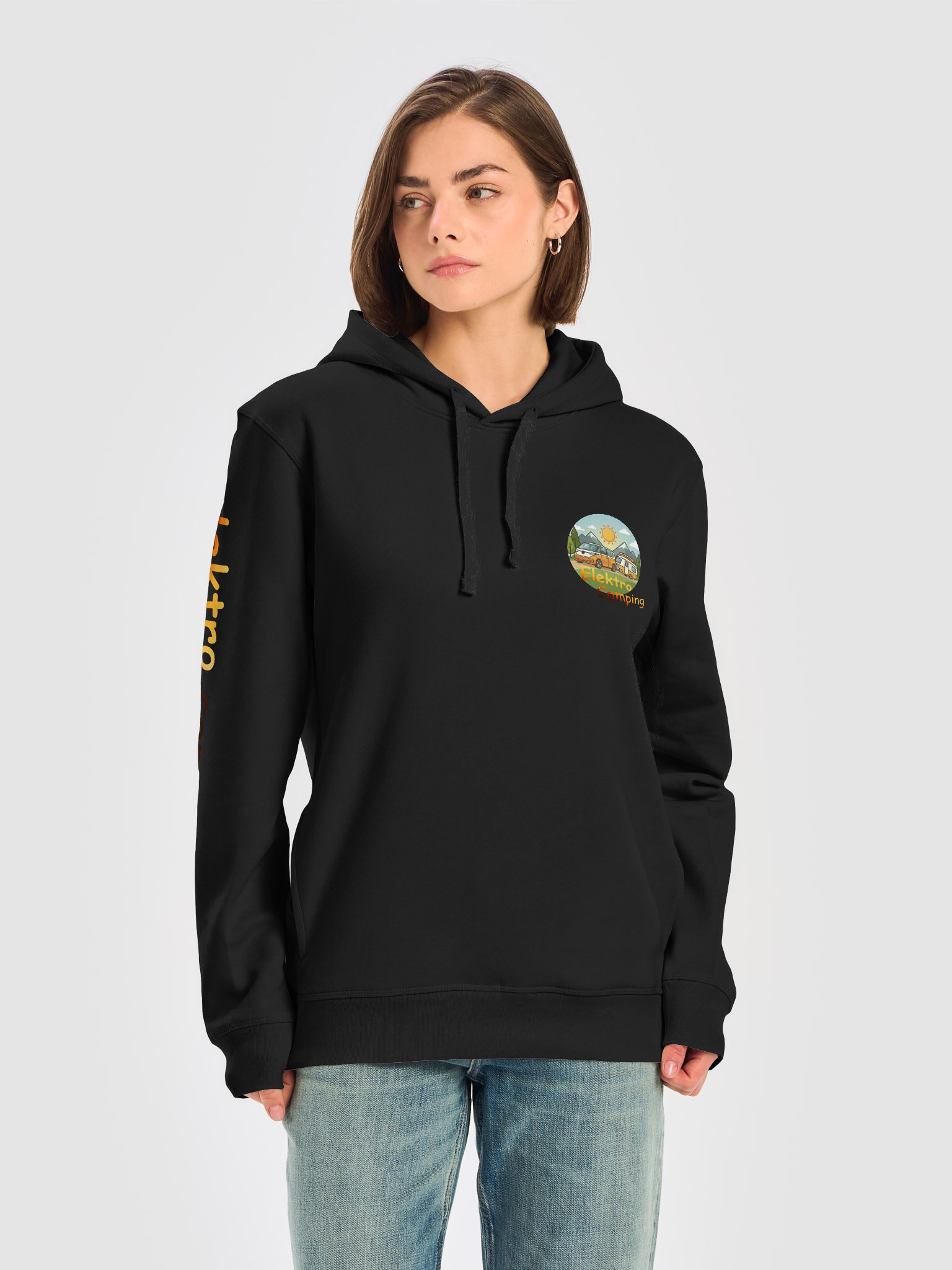Stanley/Stella Unisex Bio-Hoodie mit Seitentasche Elektro Camping product image (5)