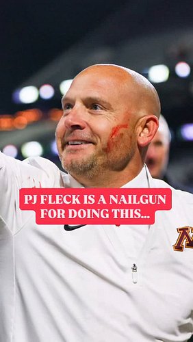 PJ Fleck is an absolute nail gun for doing this…

Search “10K Takes” on YouTube or wherever you get your podcasts for the ful...