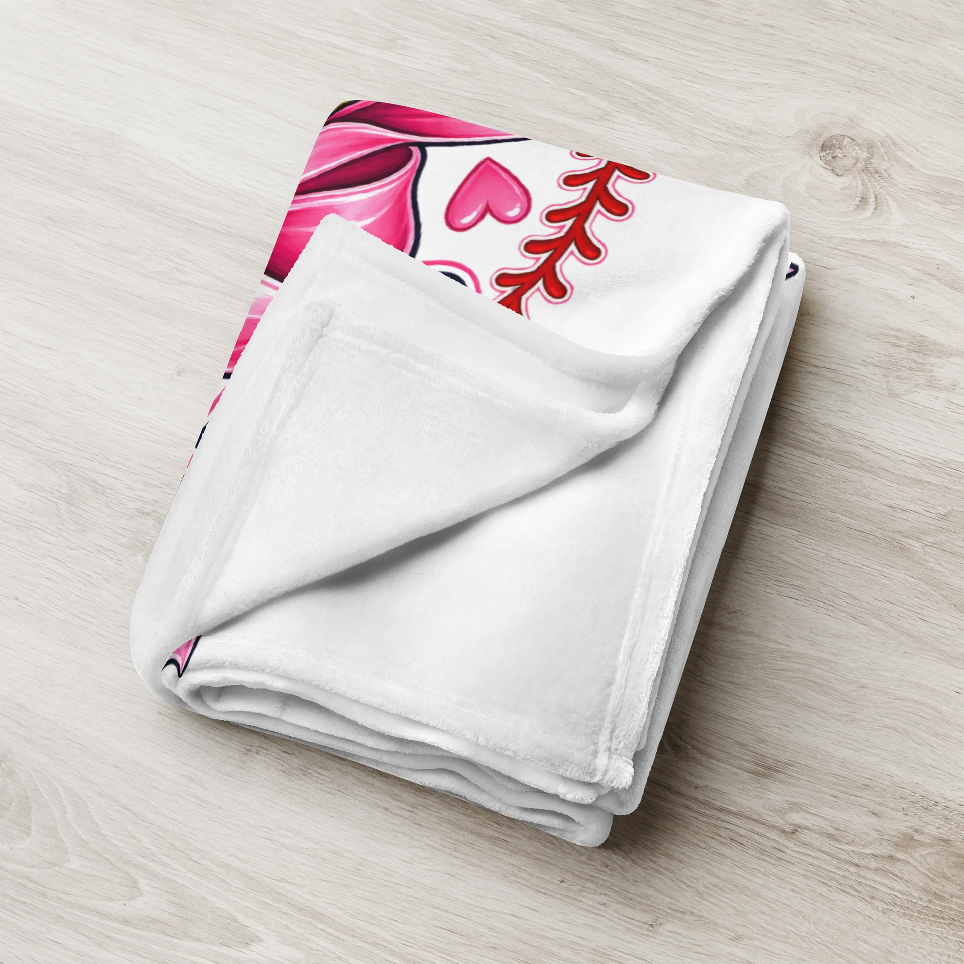 Ballfield Grammy Throw Blanket | Baseball & Softball Grandma Gift product image (3)