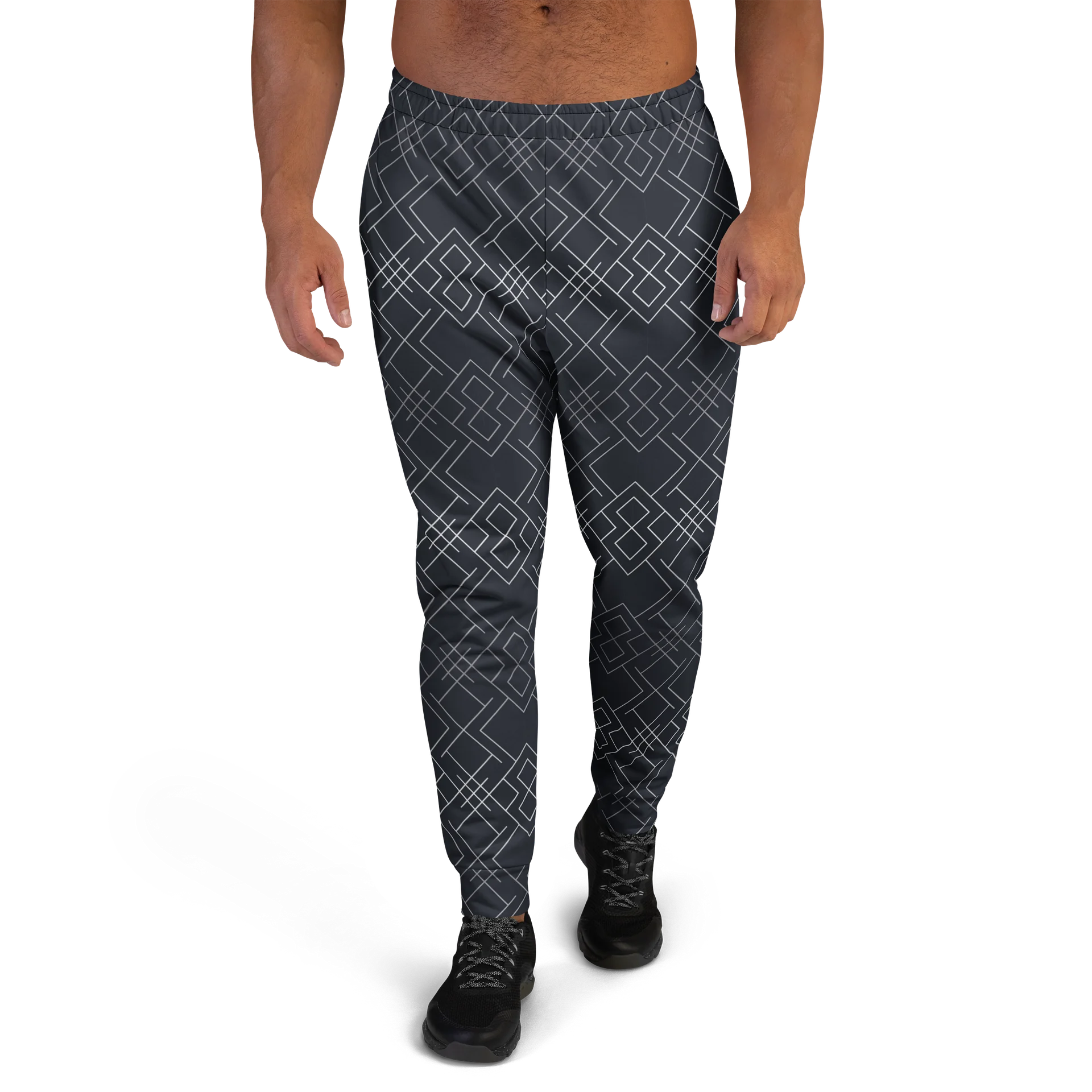 Symmetrical Geometric Design Men's Joggers product image (2)