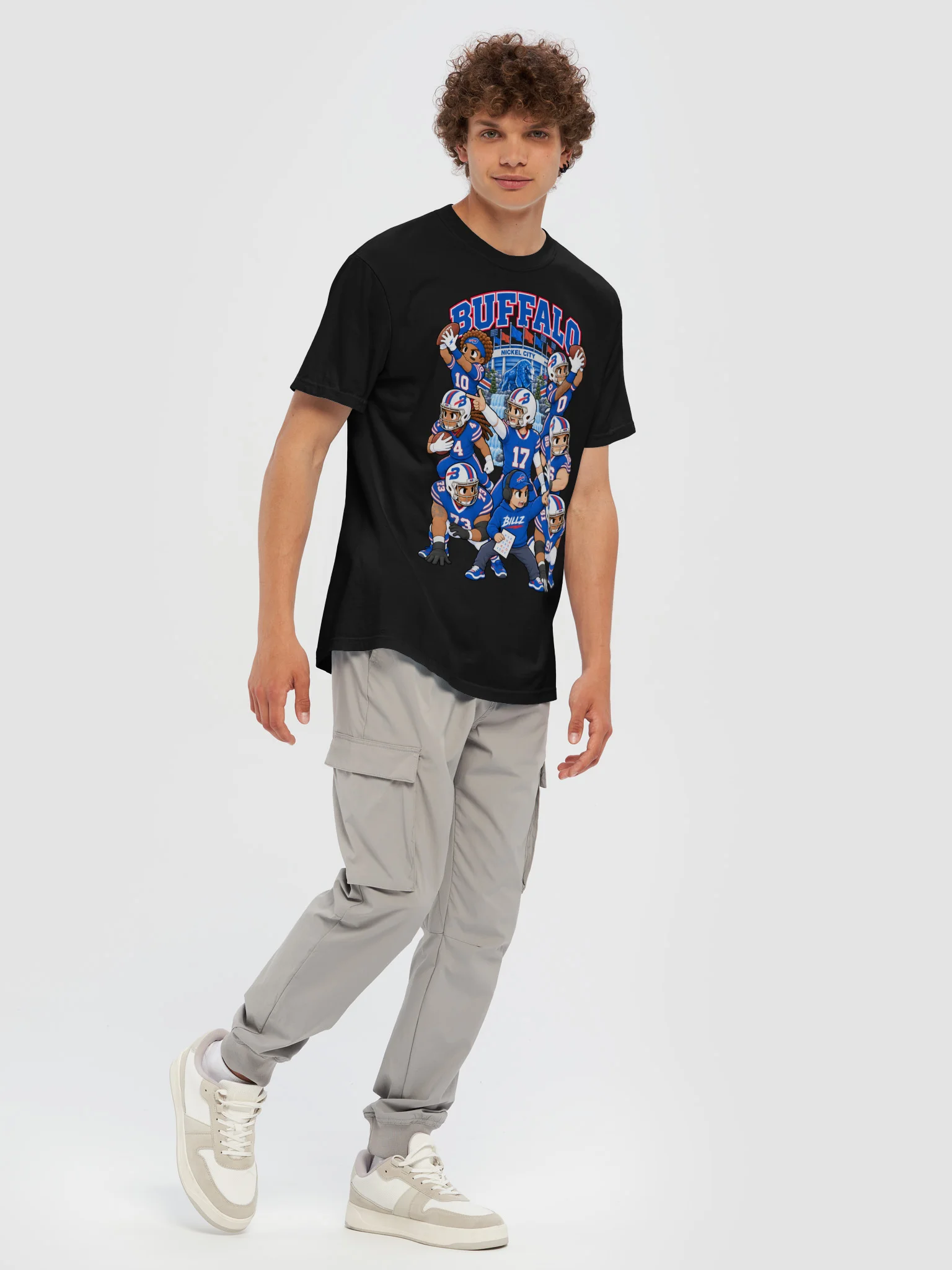 Buffalo Football Animated Player T-Shirt product image (25)