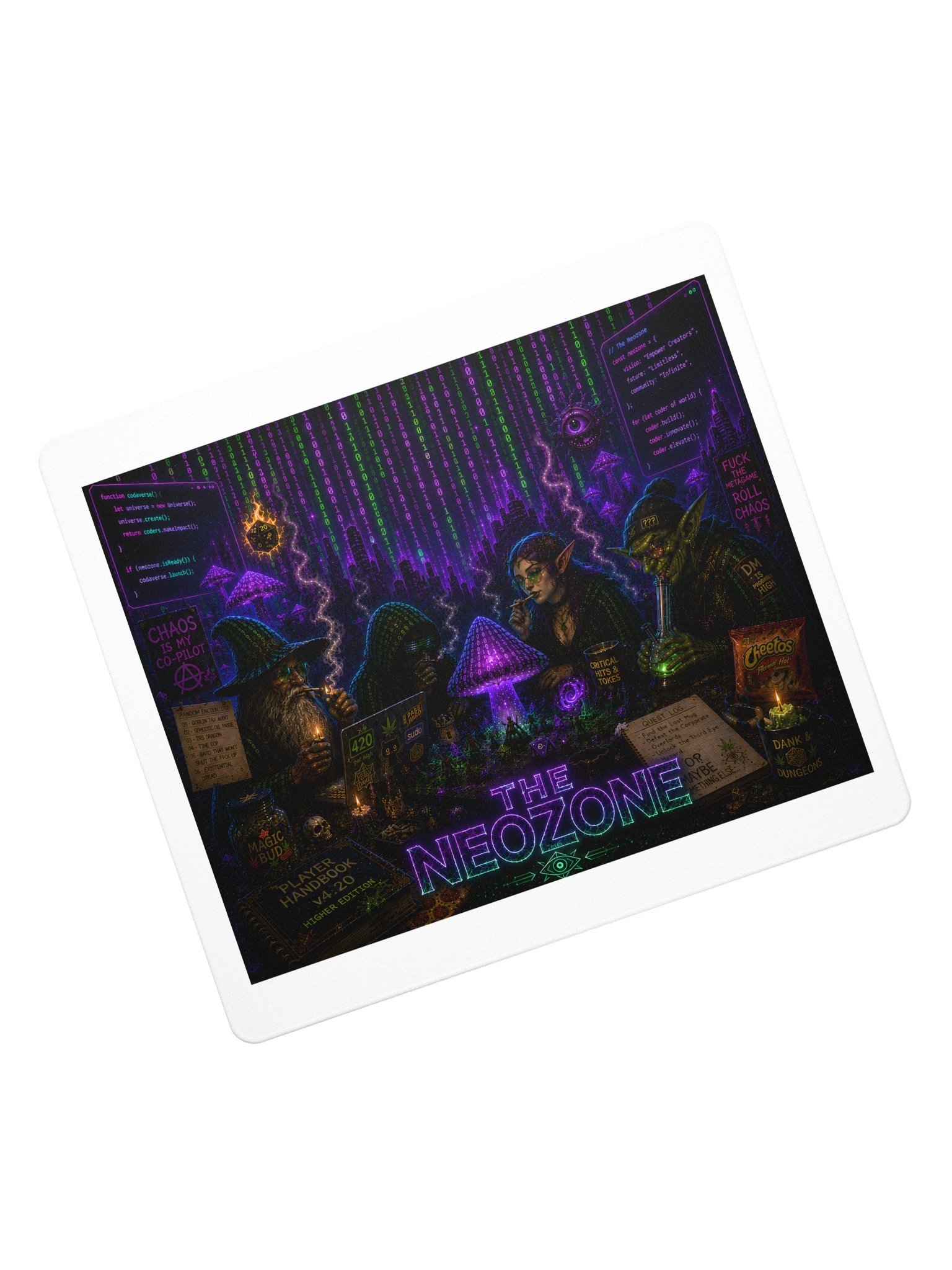 The Neozone Cyberpunk Gaming Mouse Pad product image (5)