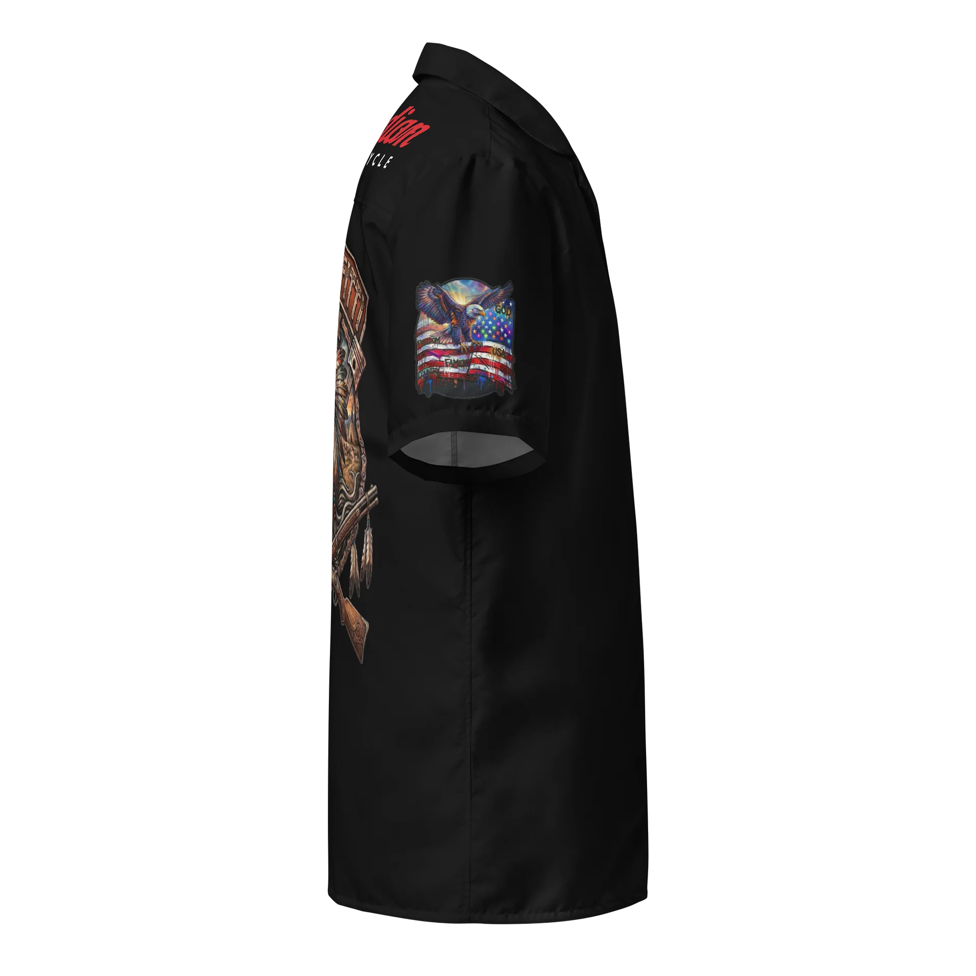 MötoGraffitti Indian Motorcycle Club Shirt Blk product image (4)