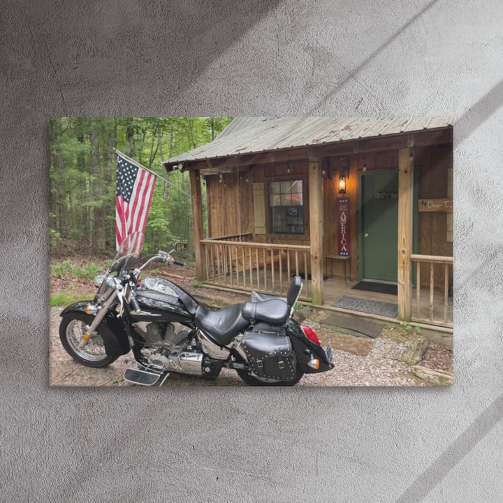 Snowbird Adventures - Stars, Stripes & Steel – Canvas Print product image (1)