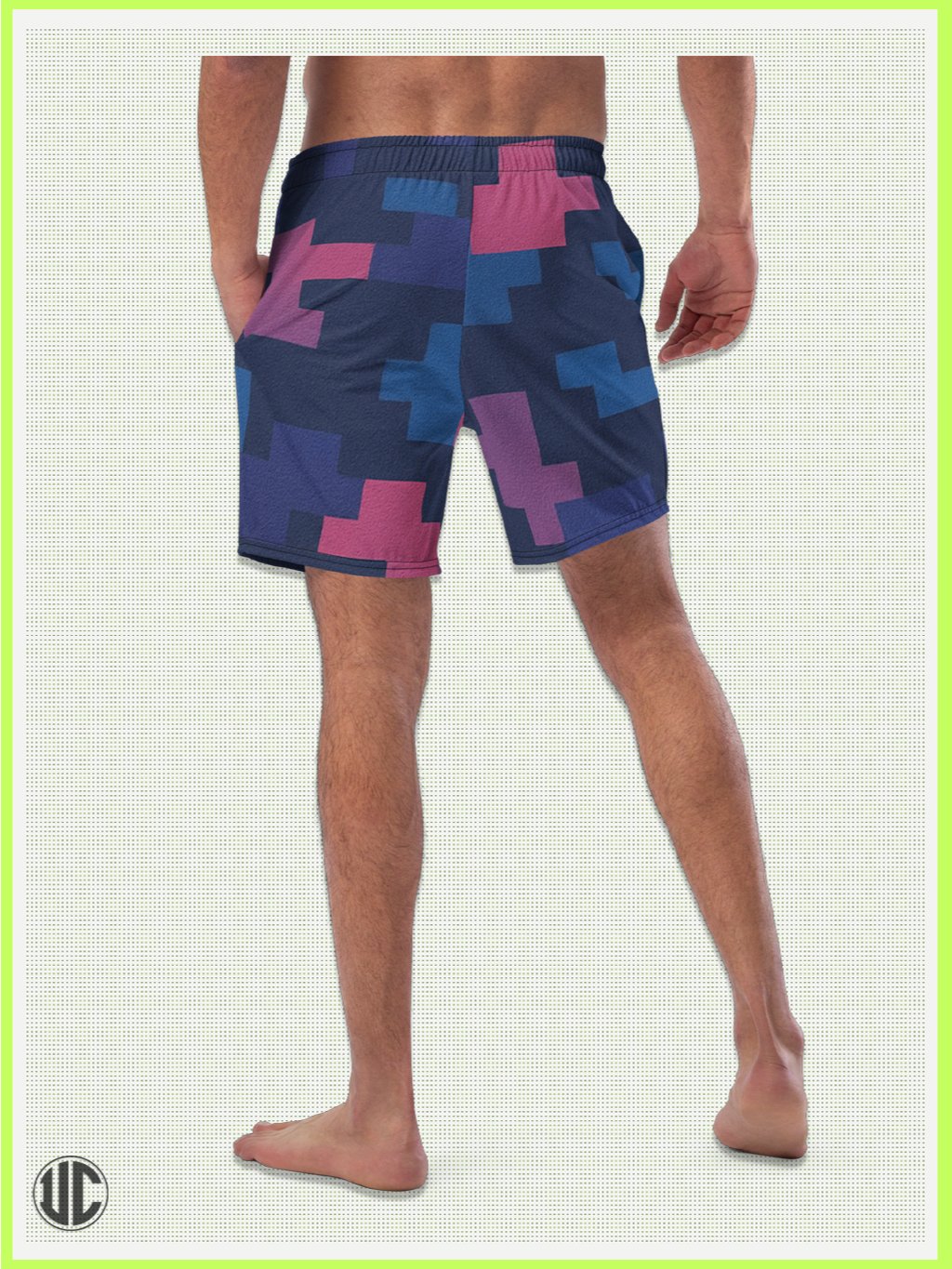 Jin’s Urban Digital Camo - Men's Swim Trunks product image (3)