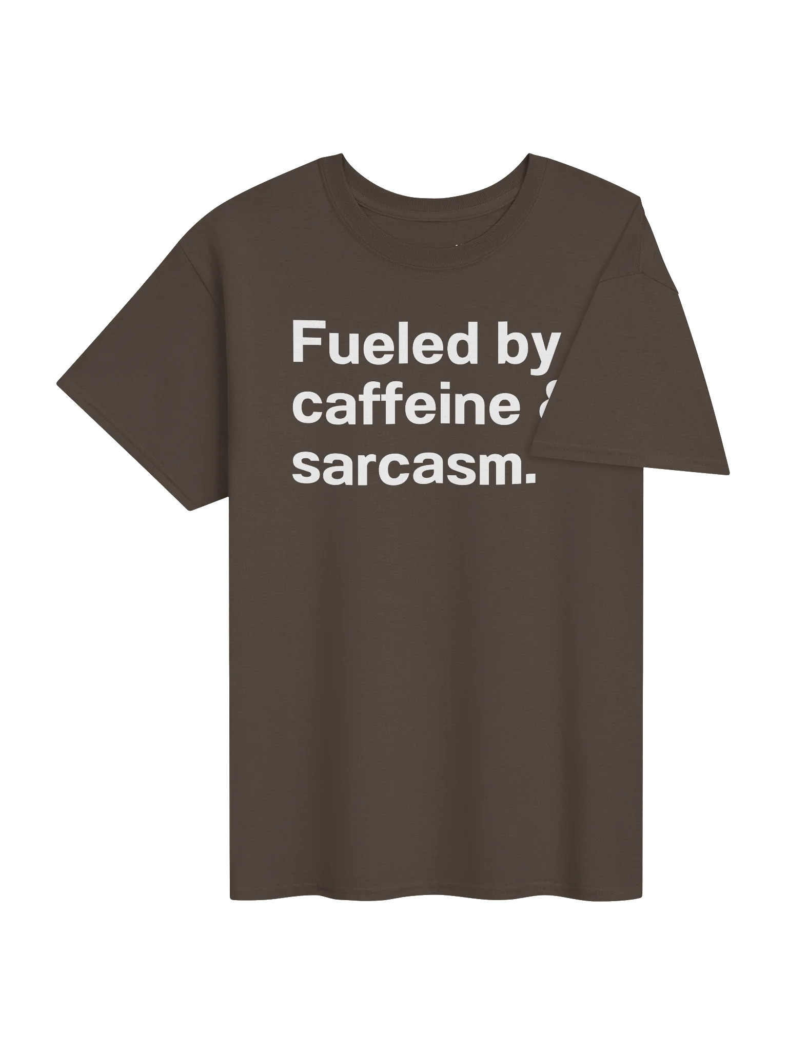 Fueled by caffeine & sarcasm. Unisex Shirt product image (38)