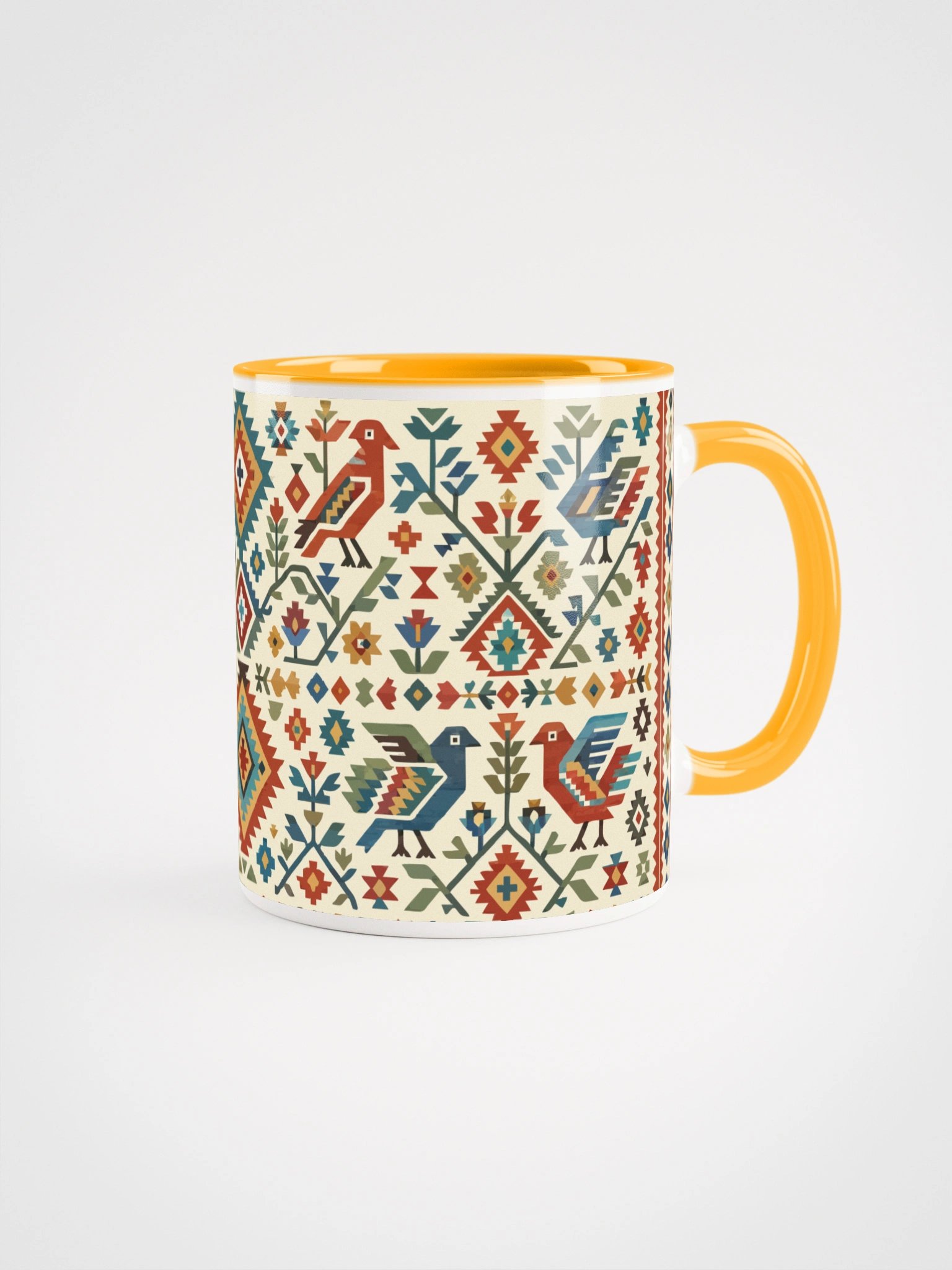Folk Art Mug – Birds & Blooms product image (2)