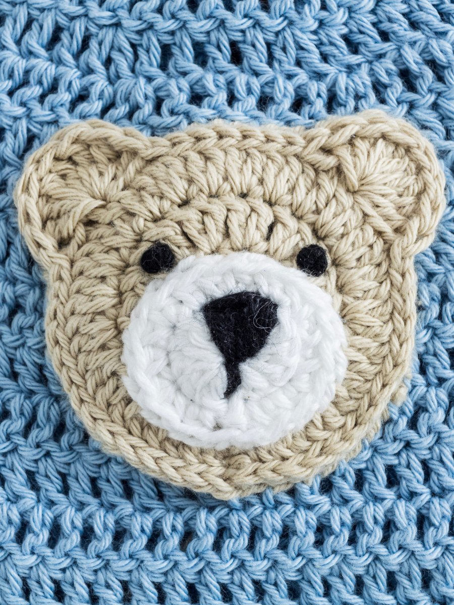 Teddy Bear Applique Crochet Pattern product image (1)