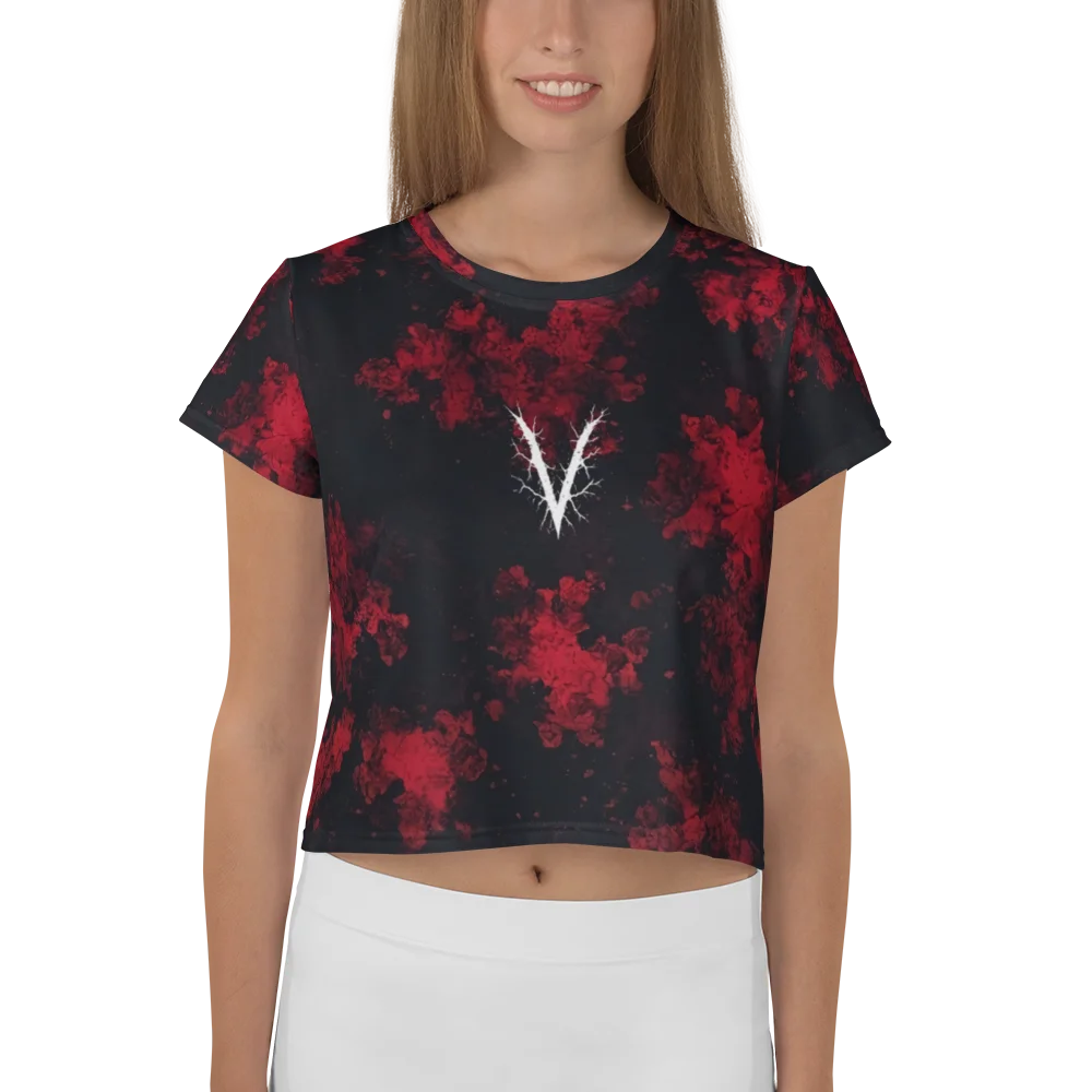 Crimson Abyss Crop Tee product image (1)
