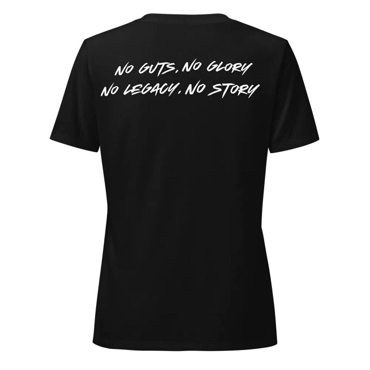 Woman's V Neck | Black | White/Purple product image (2)