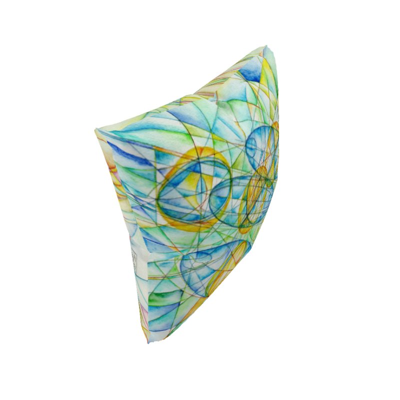 Poinsot's Paper Spaceship 2+3 - Physics of the Gyroscope Pillow product image (3)