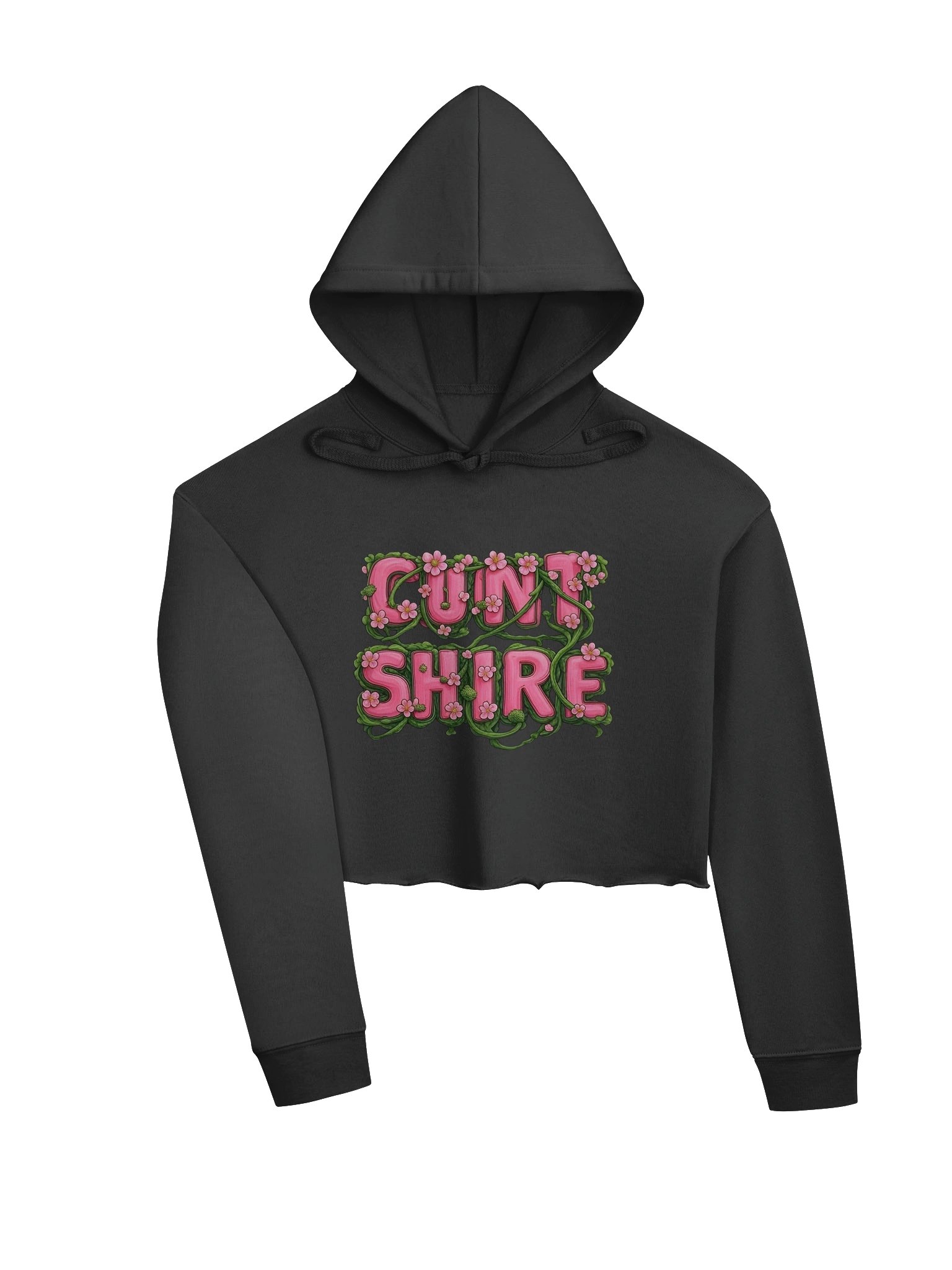 [CUNT SHIRE] Crop Hoodie product image (3)