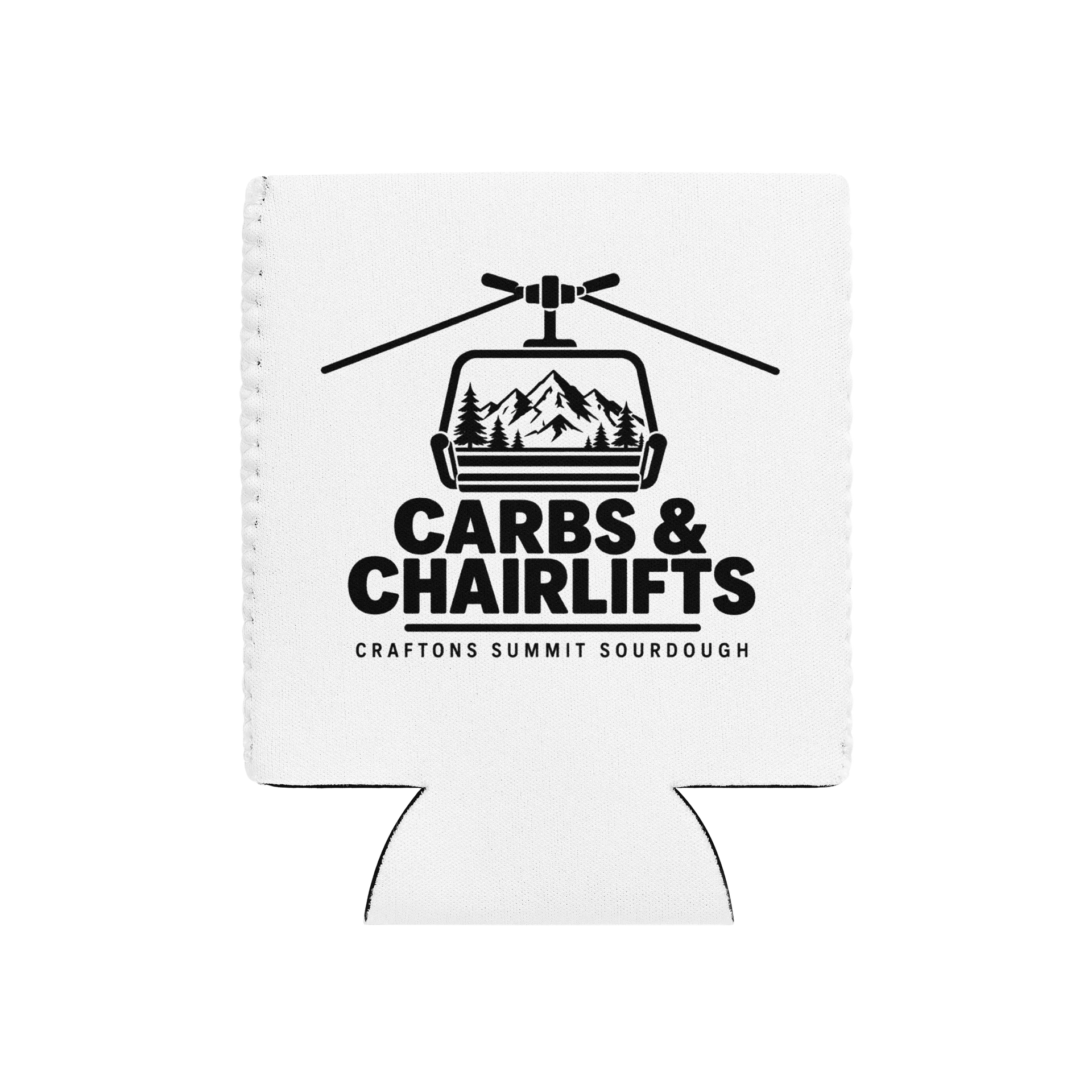 Carbs & Chairlifts Coozie product image (1)