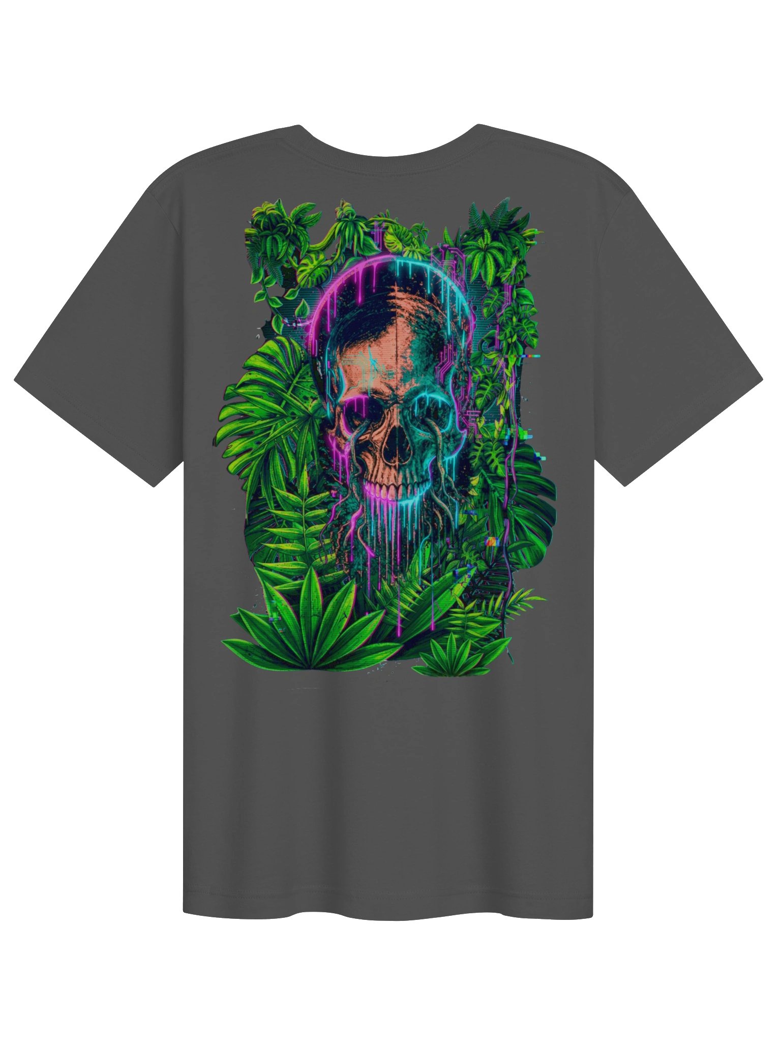 Neon Skull Jungle Tee product image (1)