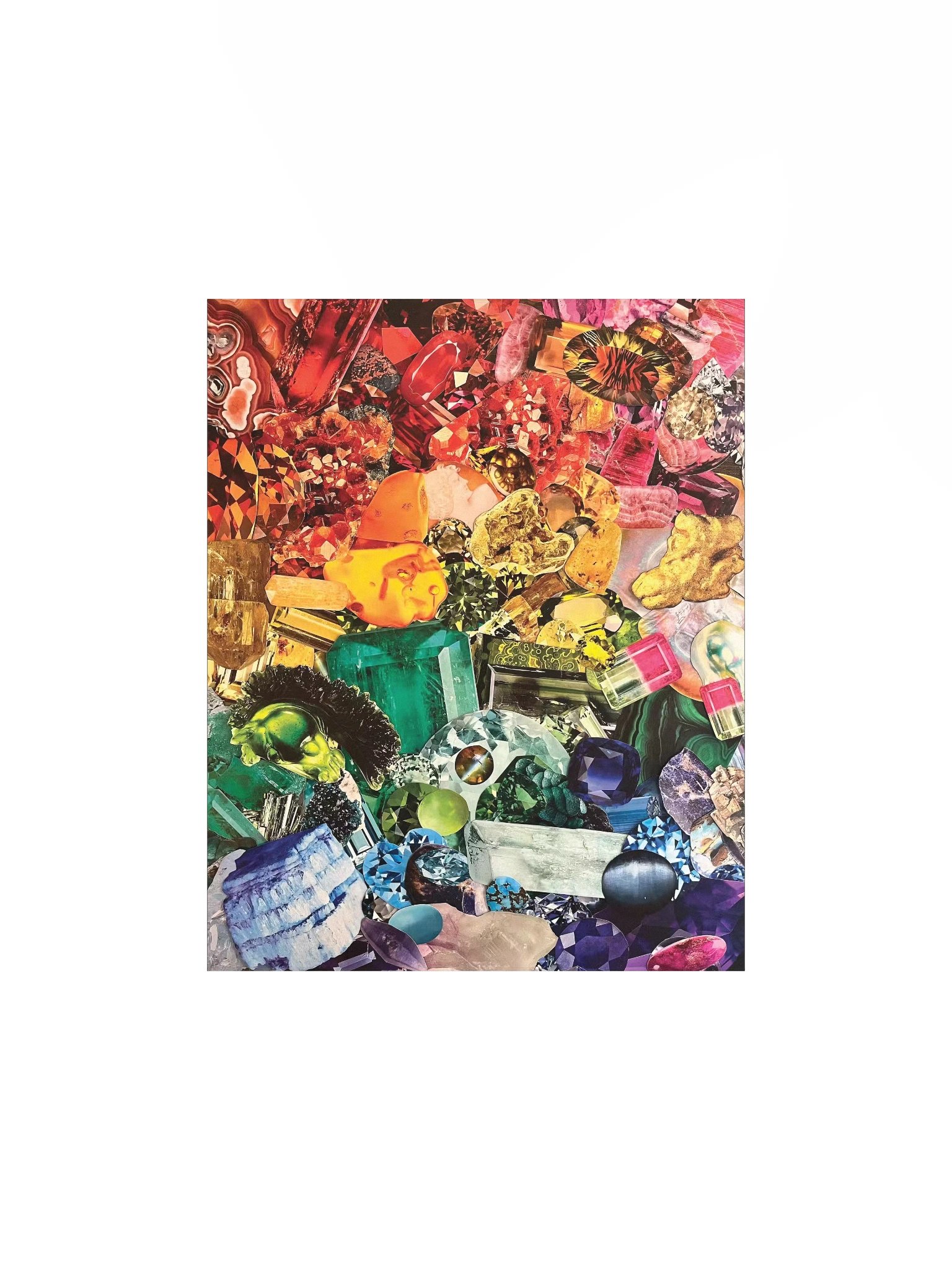 "crystal candy" 8"x10" collage print product image (3)