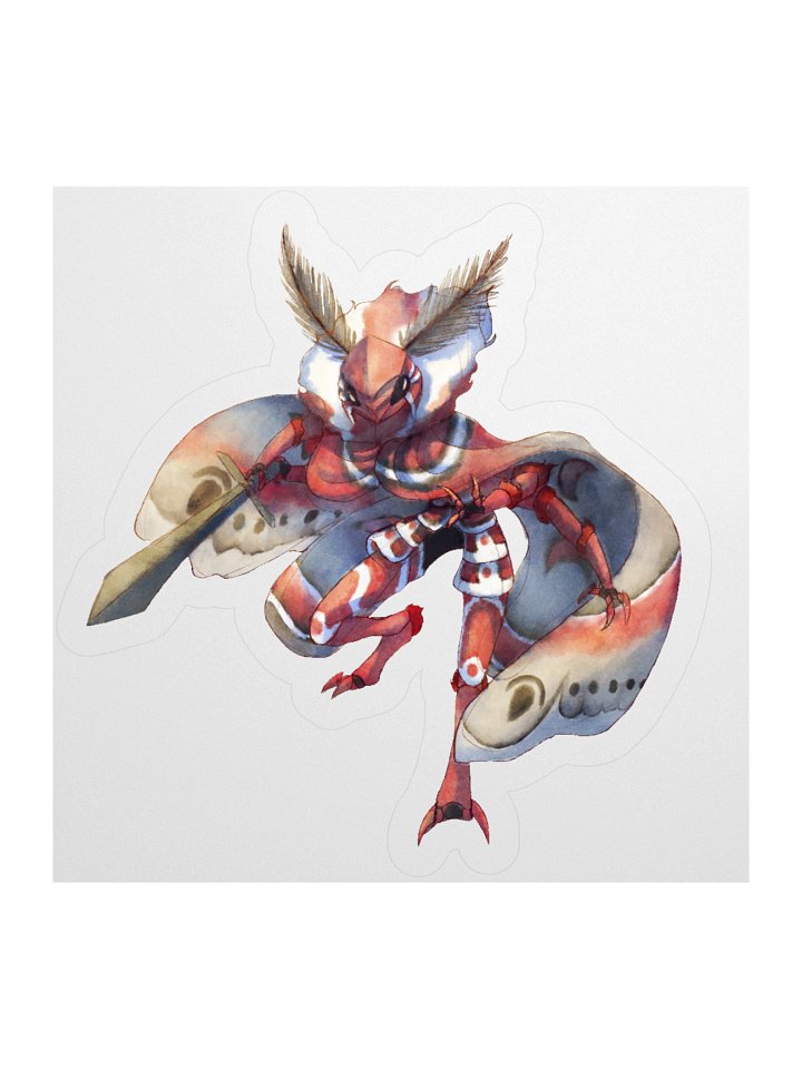 Moth Knight - sticker product image (2)