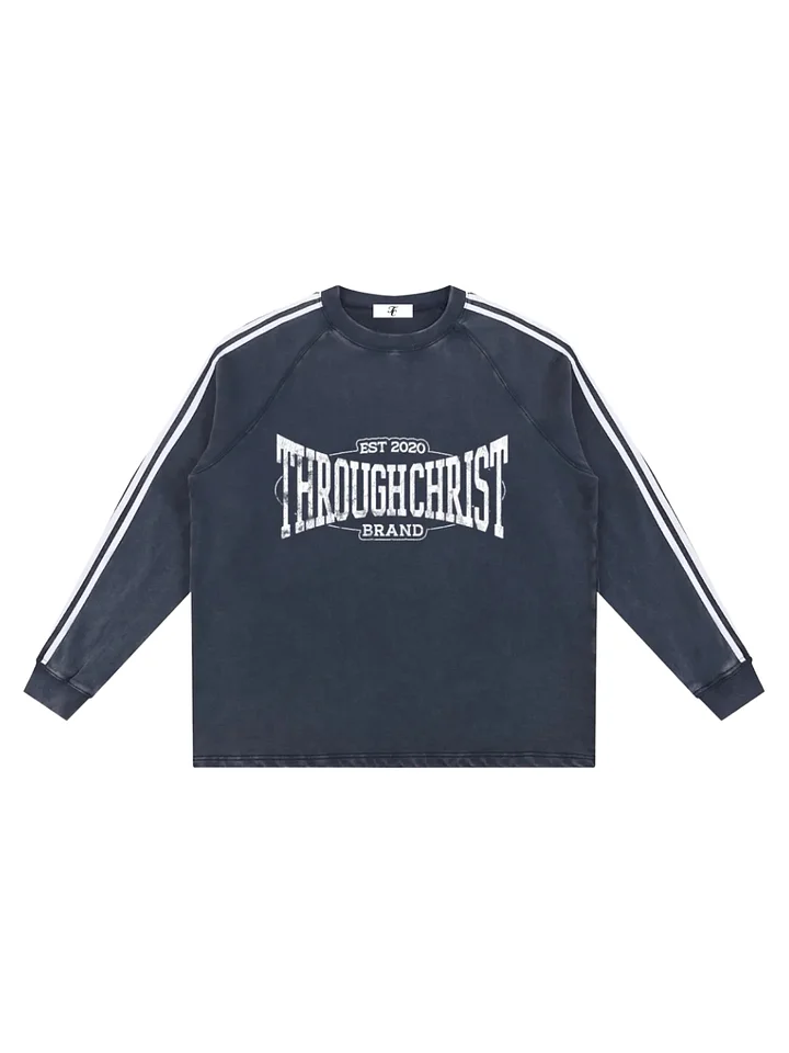 Through Christ Vintage Stripe Crew product image (2)