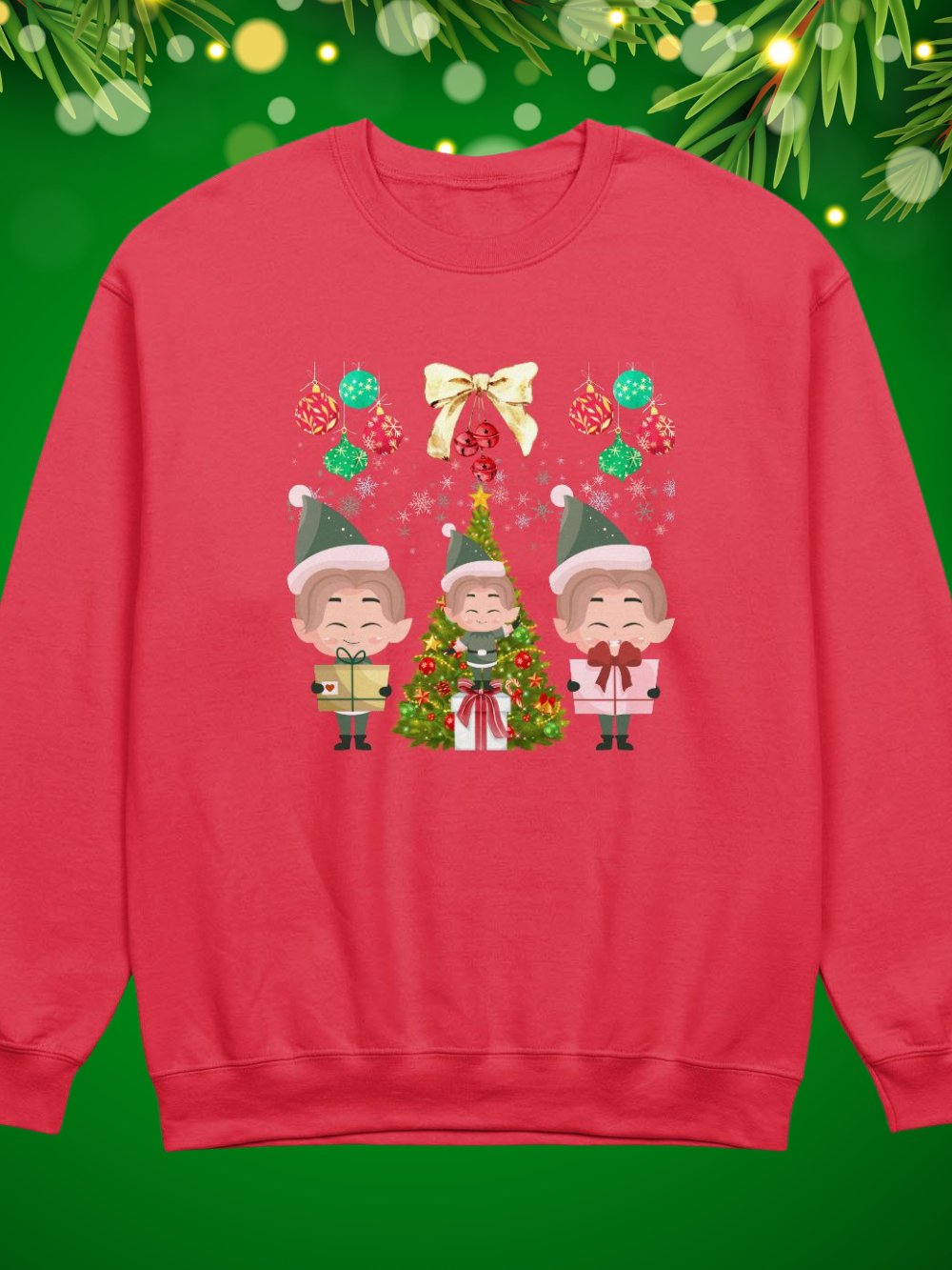 Elf Family Festive Sweatshirt product image (1)