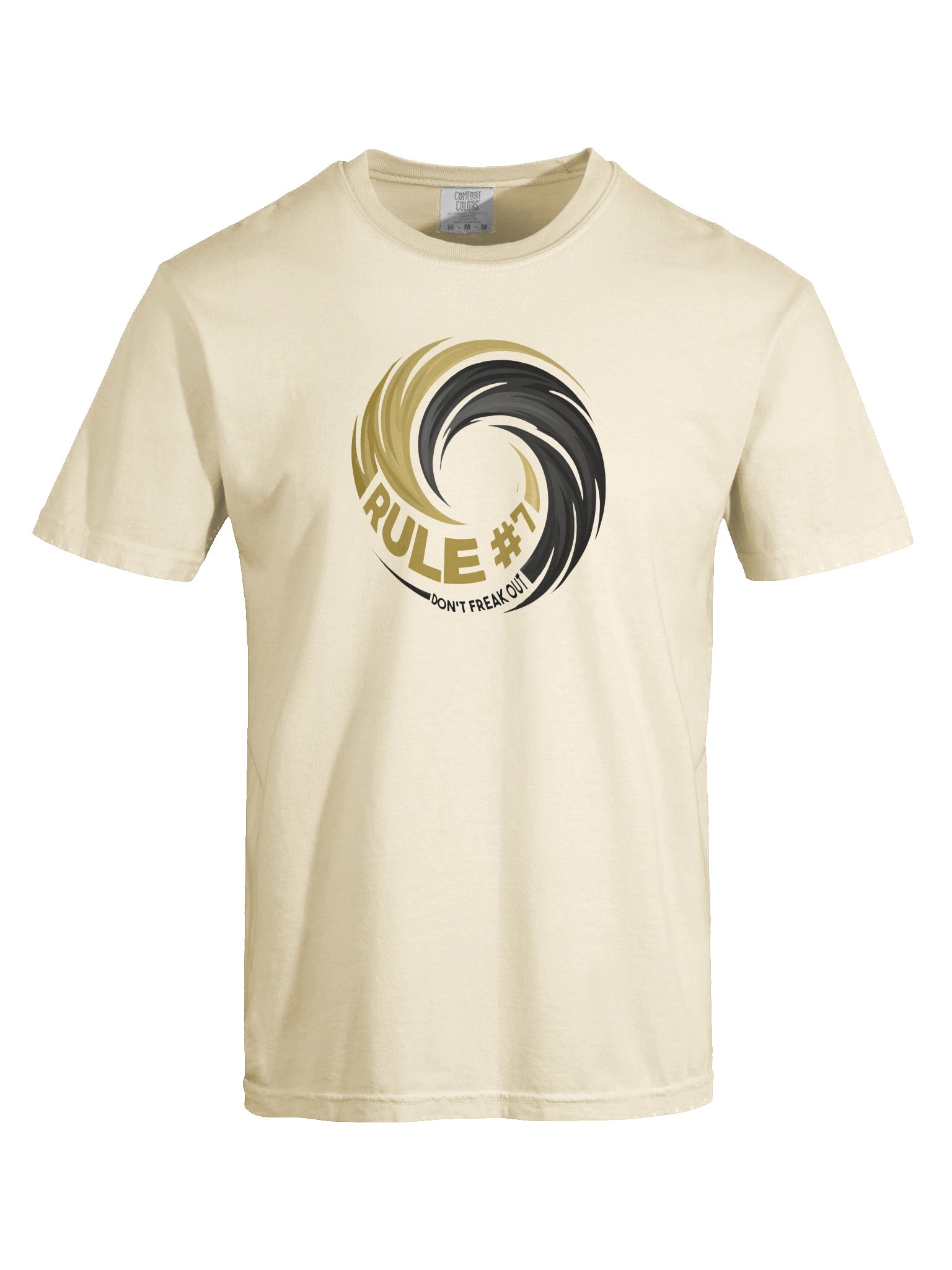 Rule #7 Statement Tee Black and Gold product image (70)