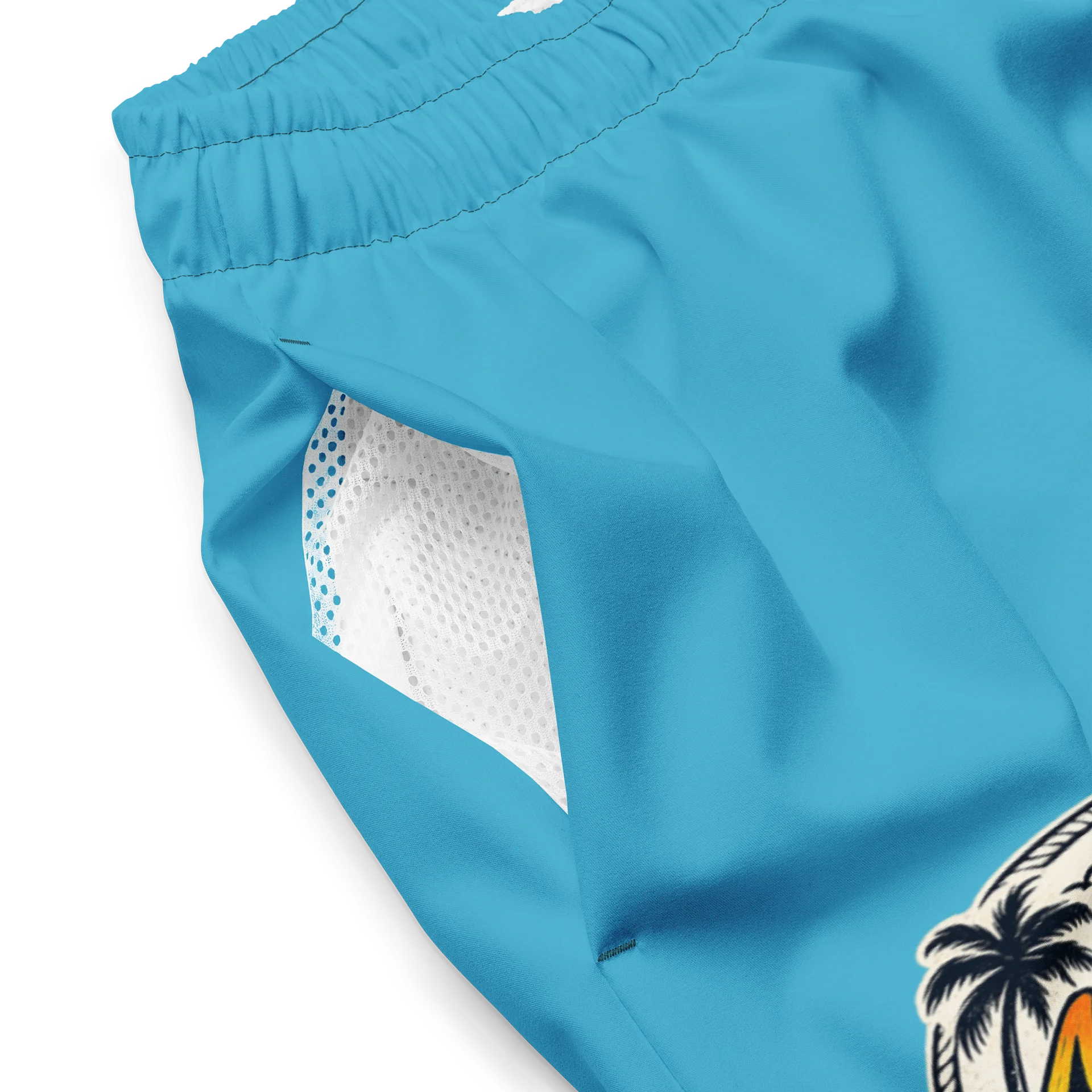 Men's Logo Print Swim Trunks product image (3)