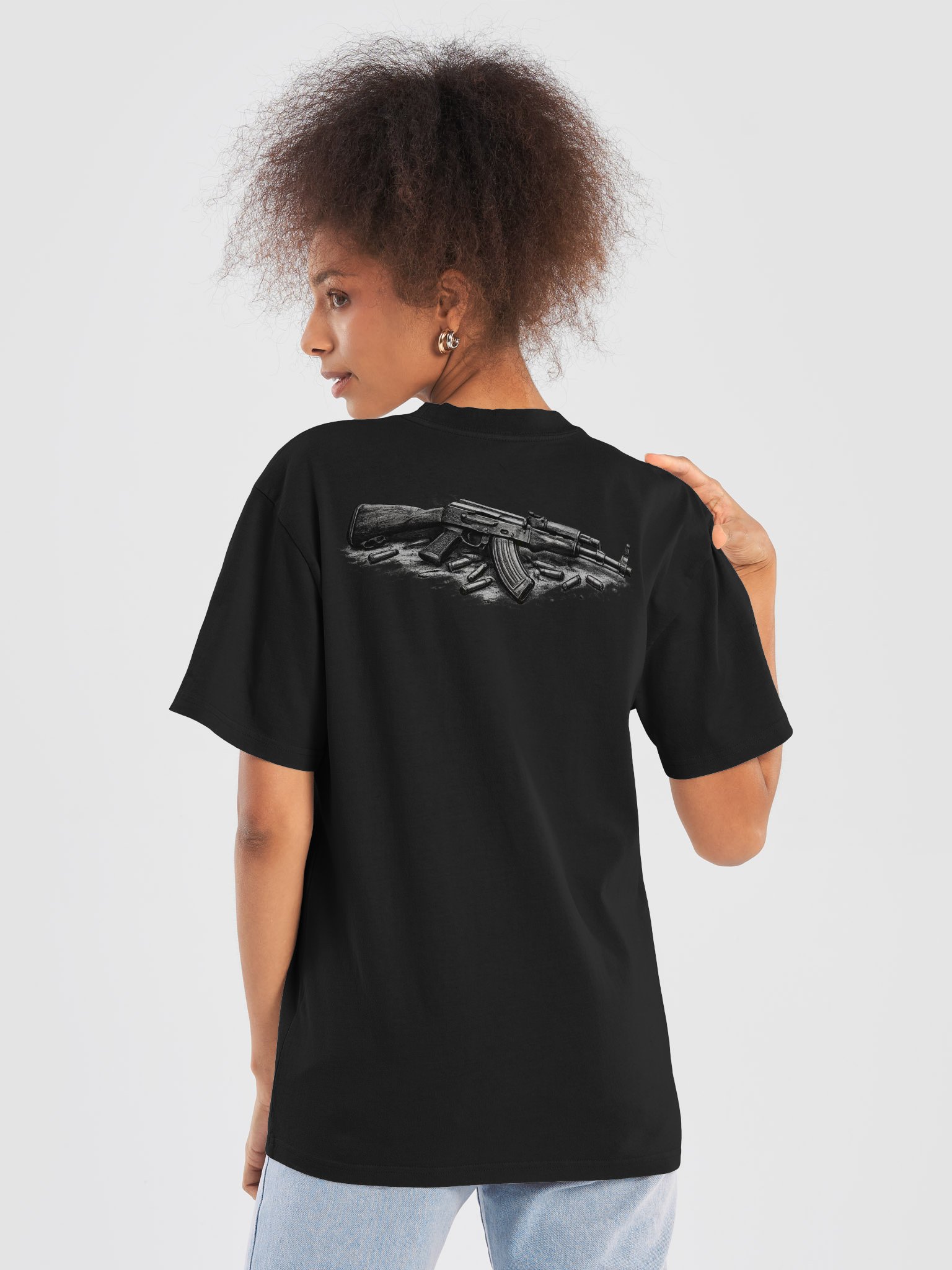 mama i'm a criminal premium t-shirt black product image (6)