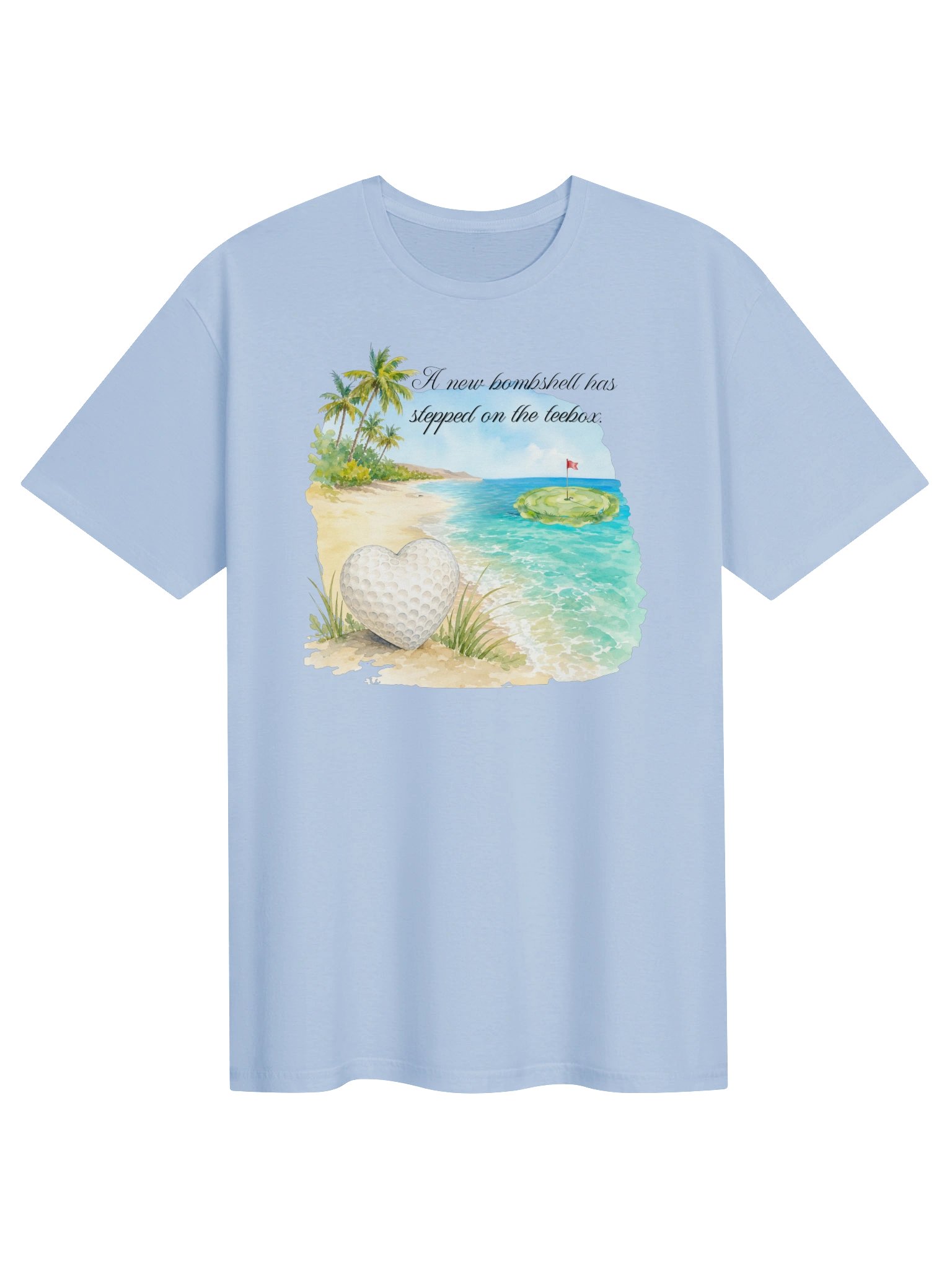 Love Island Green - Women's Golf T-Shirt product image (1)
