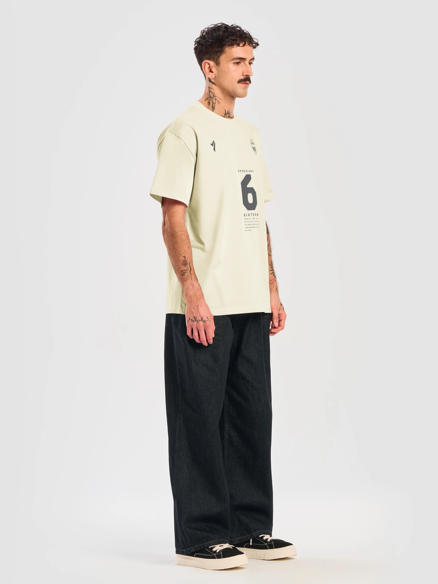 Ephesians 6:16 Faith T-Shirt (Cream) product image (7)